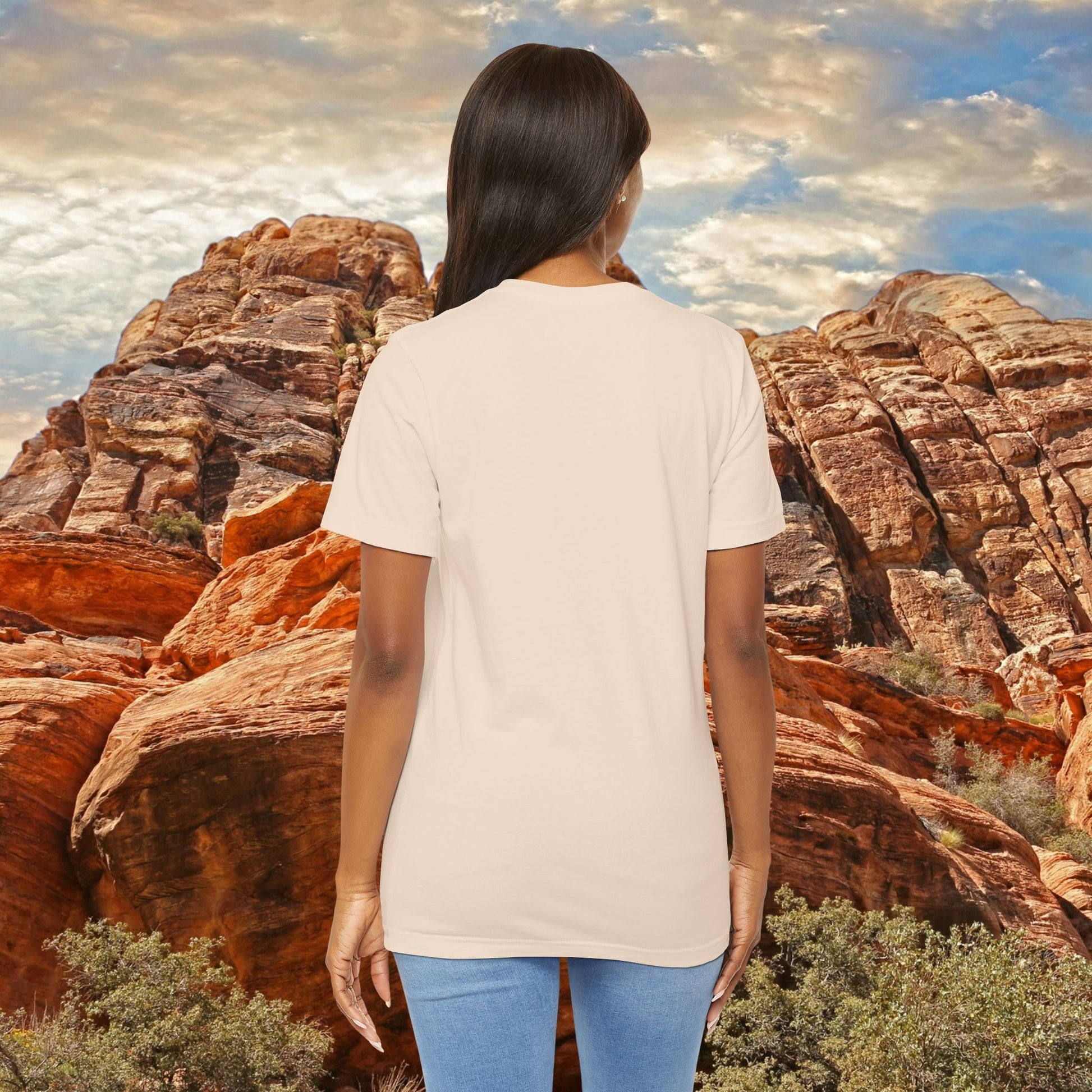 Soft Cream | Dust & Daydreams — Desert Donkey Jersey T-Shirt | T-Shirt