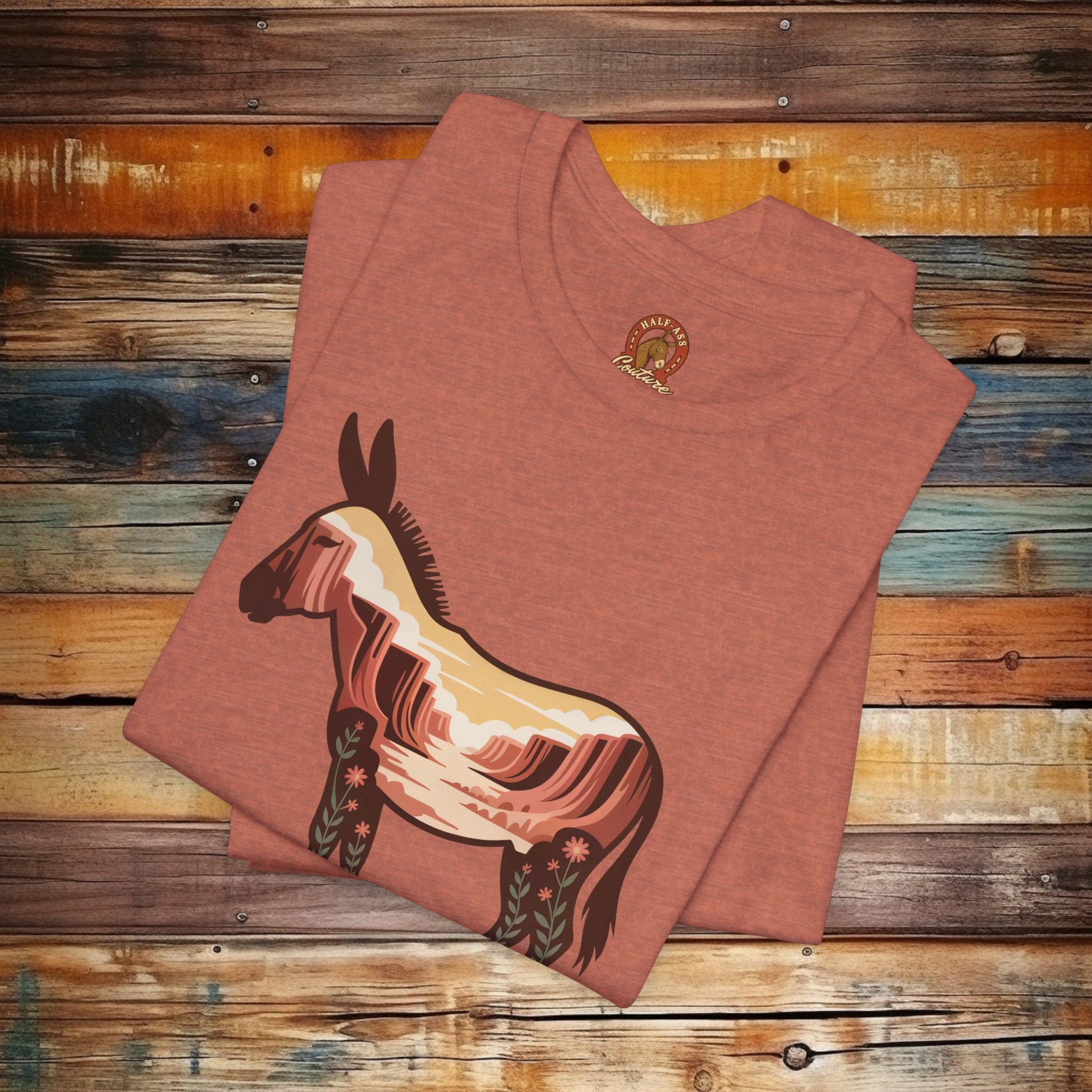 White | Dust & Daydreams — Desert Donkey Jersey T-Shirt | T-Shirt