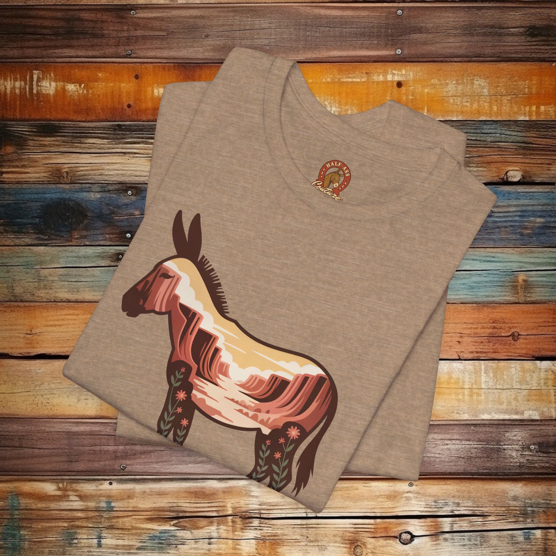 Heather Tan | Dust & Daydreams — Desert Donkey Jersey T-Shirt | T-Shirt
