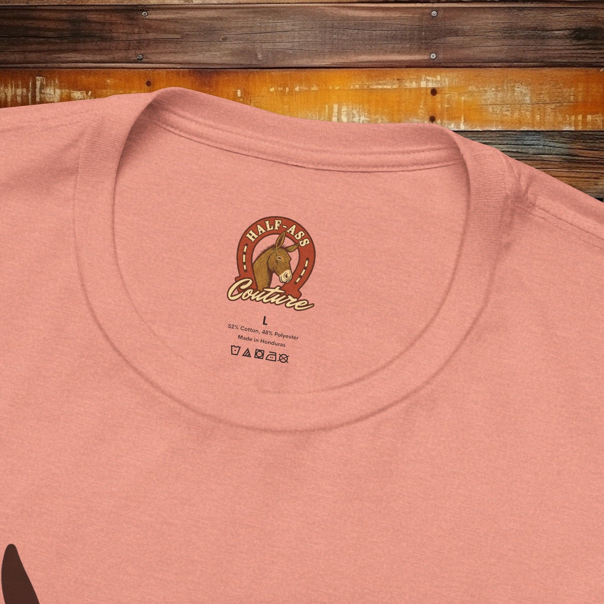 Heather Peach | Dust & Daydreams — Desert Donkey Jersey T-Shirt | T-Shirt