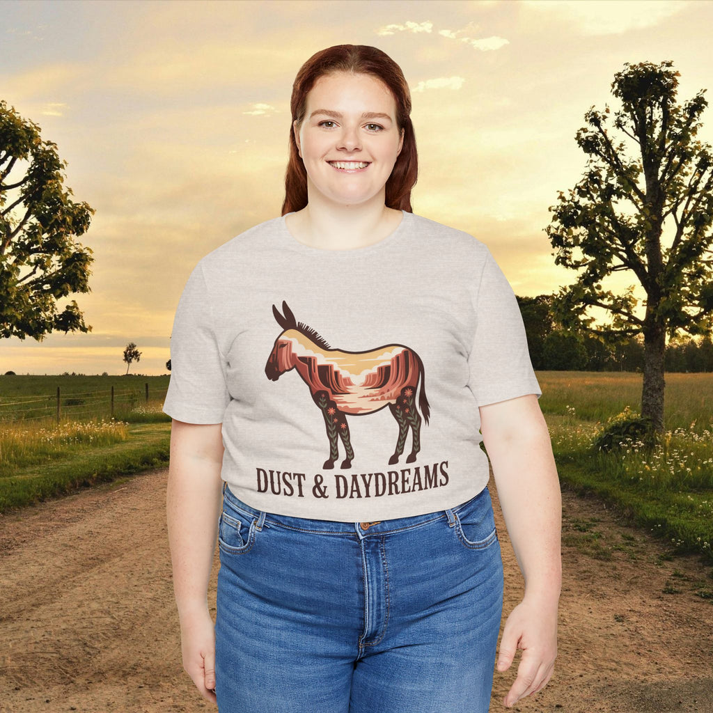 Heather Dust | Dust & Daydreams — Desert Donkey Jersey T-Shirt | T-Shirt