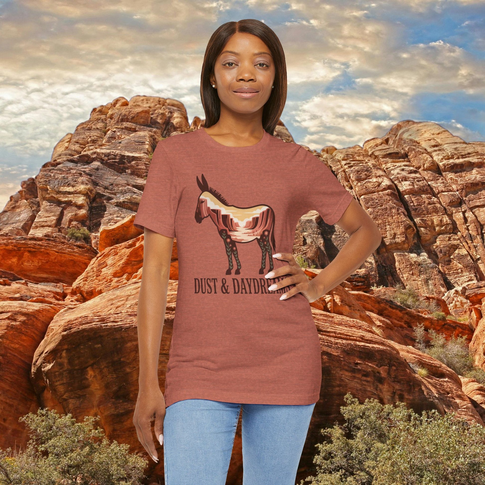 Heather Clay | Dust & Daydreams — Desert Donkey Jersey T-Shirt | T-Shirt