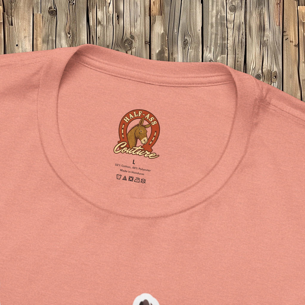 Ask Me About My Ass Floral Unisex Jersey Short Sleeve Tee