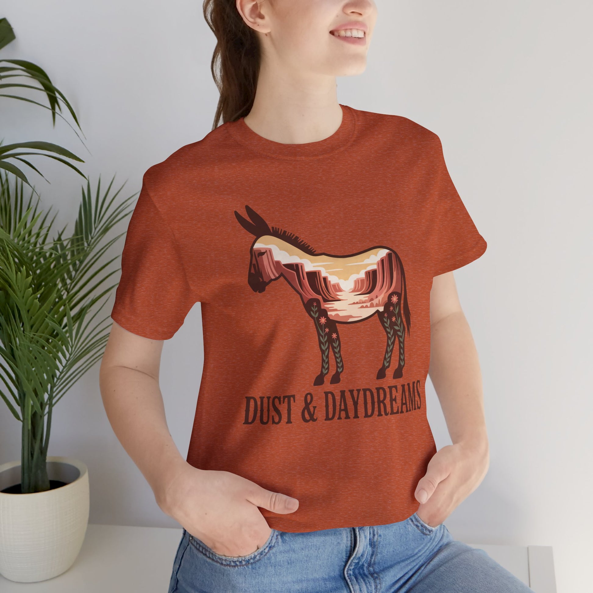 Heather Autumn | Dust & Daydreams — Desert Donkey Jersey T-Shirt | T-Shirt