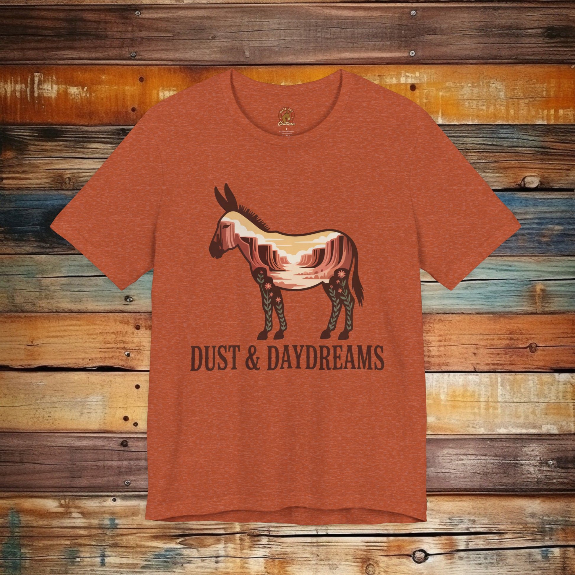 Heather Autumn | Dust & Daydreams — Desert Donkey Jersey T-Shirt | T-Shirt