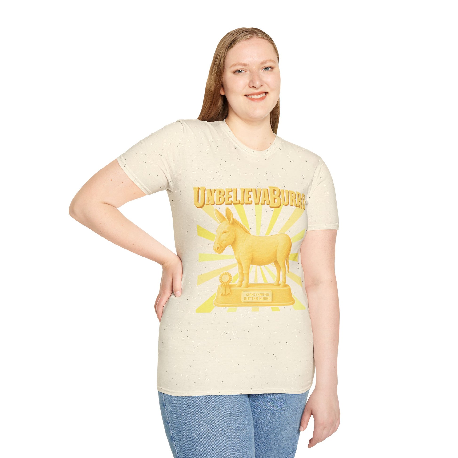 UnbelievaBurro Grand Champion Butter Burro Unisex T-Shirt