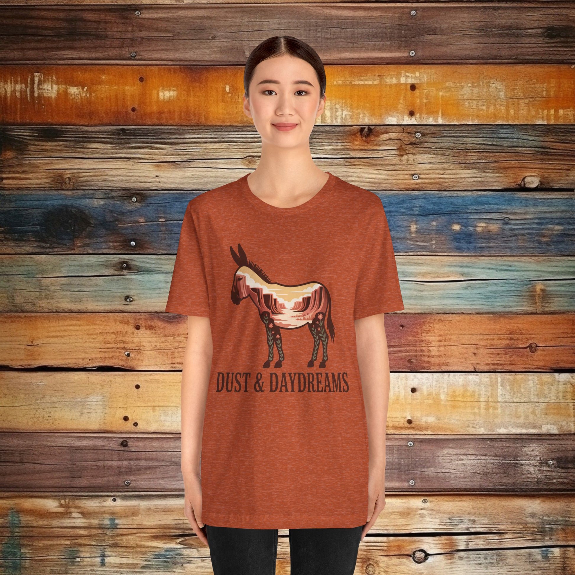 Heather Autumn | Dust & Daydreams — Desert Donkey Jersey T-Shirt | T-Shirt
