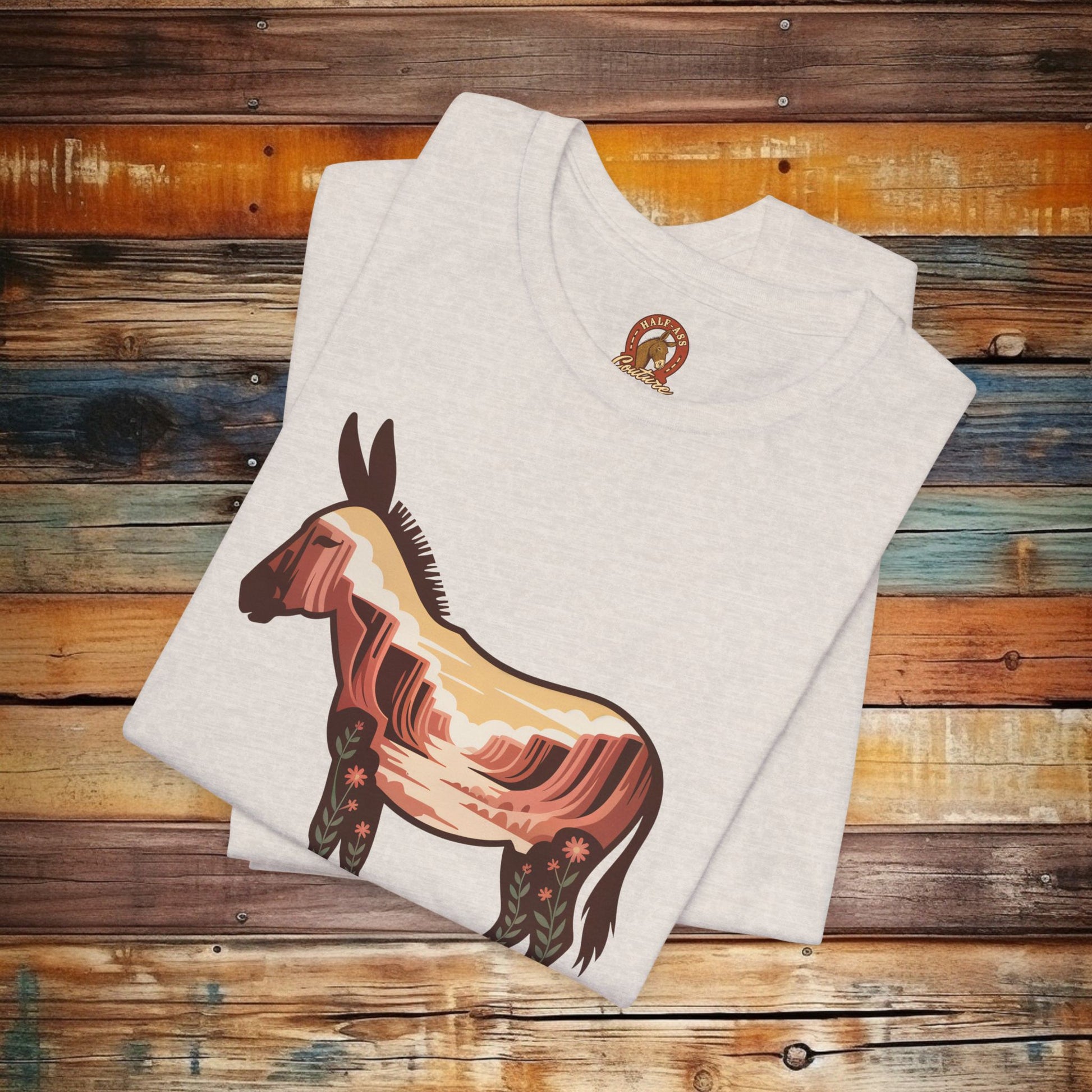 Heather Dust | Dust & Daydreams — Desert Donkey Jersey T-Shirt | T-Shirt