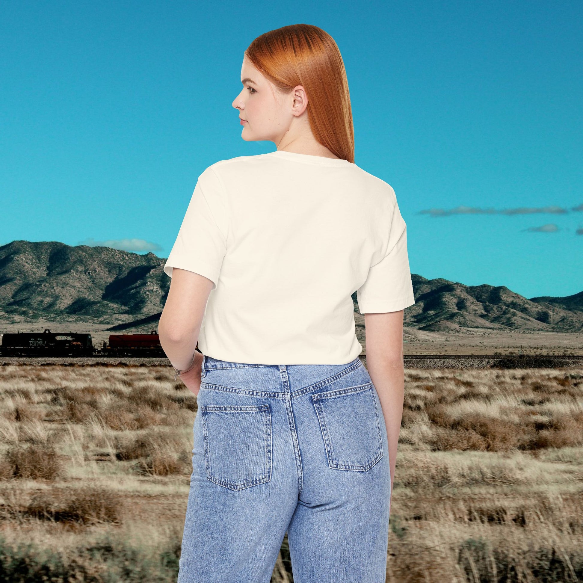 Natural | Dust & Daydreams — Desert Donkey Jersey T-Shirt | T-Shirt