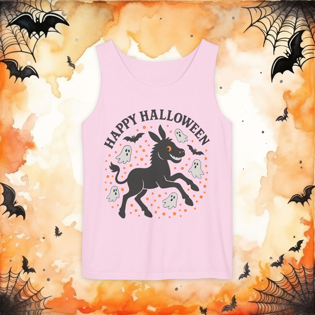 Blossom | Happy Halloween Spooky Donkey Tank Top | Tank Top