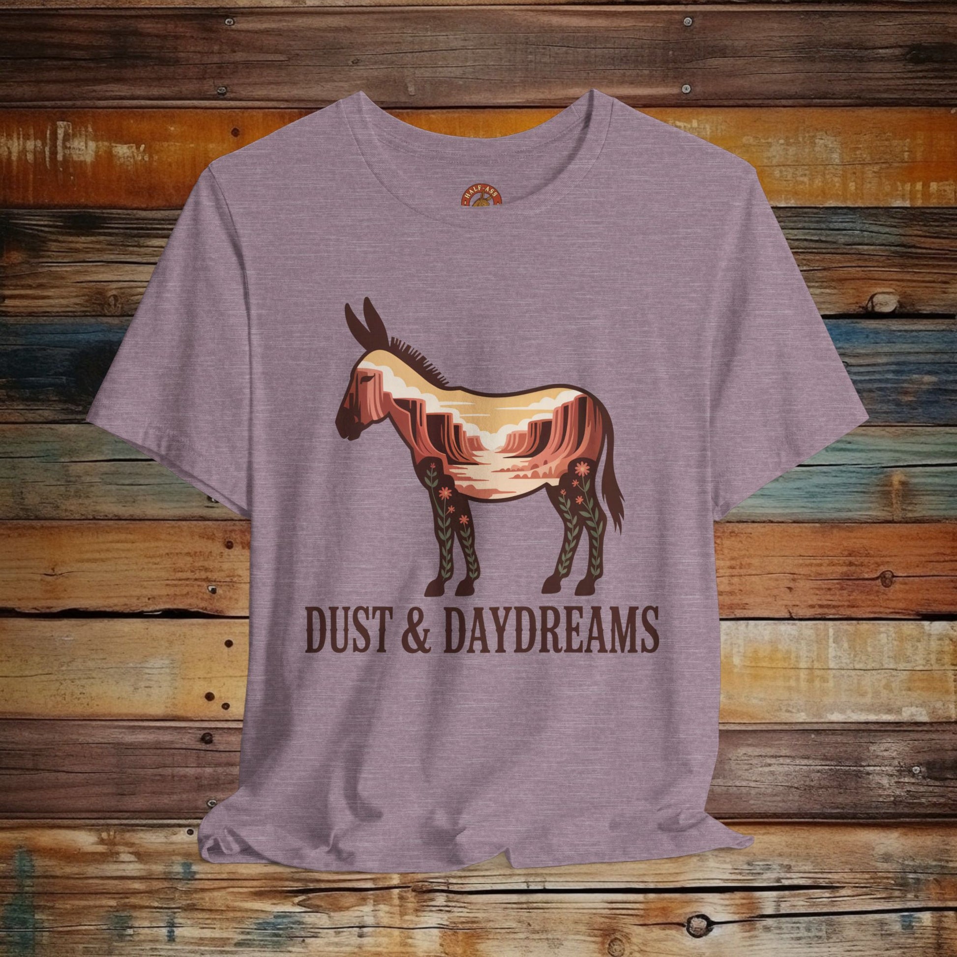 Heather Prism Lilac | Dust & Daydreams — Desert Donkey Jersey T-Shirt | T-Shirt