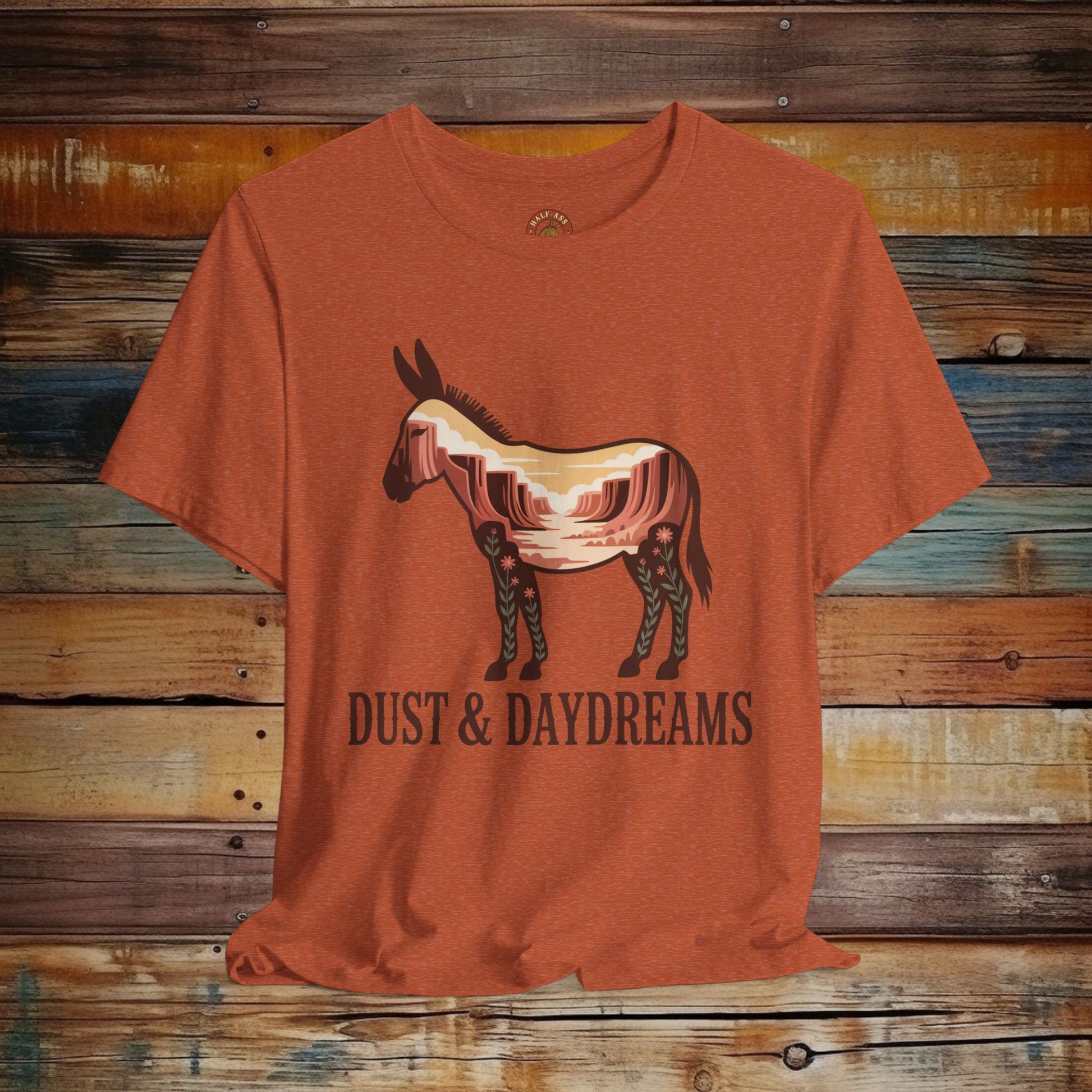 Heather Tan | Dust & Daydreams — Desert Donkey Jersey T-Shirt | T-Shirt