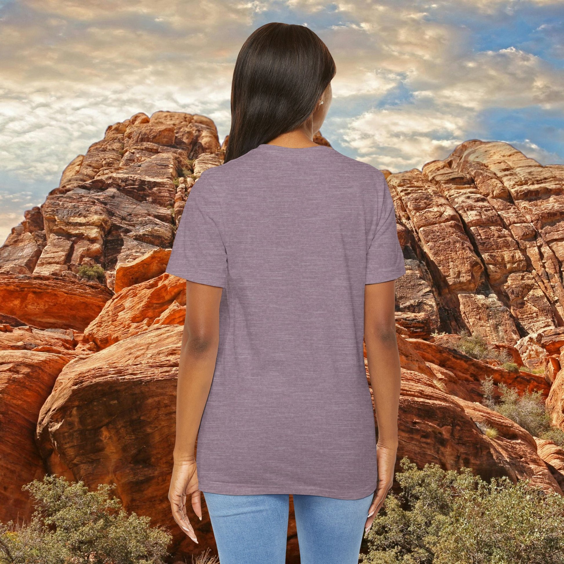 Heather Prism Lilac | Dust & Daydreams — Desert Donkey Jersey T-Shirt | T-Shirt