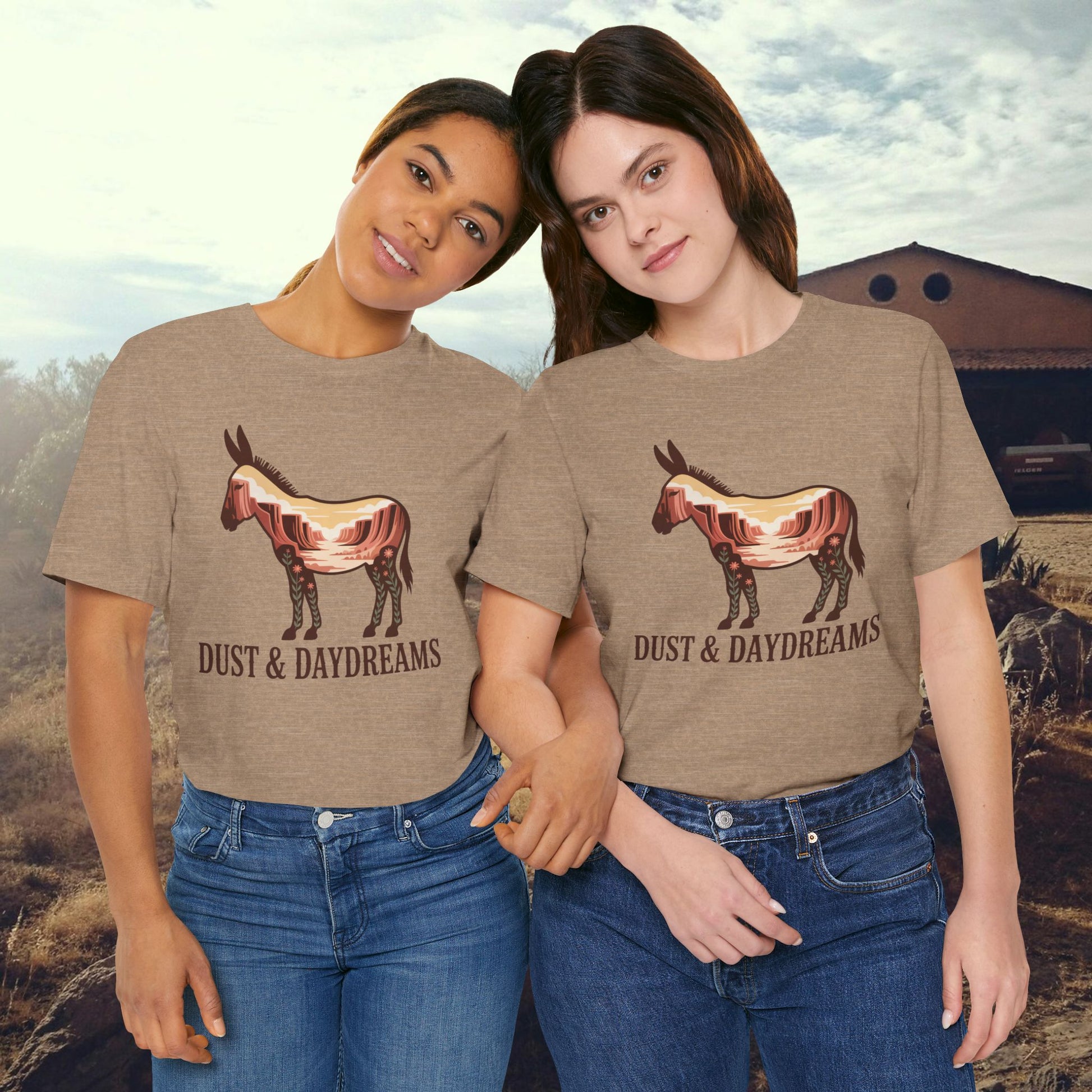 Heather Tan | Dust & Daydreams — Desert Donkey Jersey T-Shirt | T-Shirt