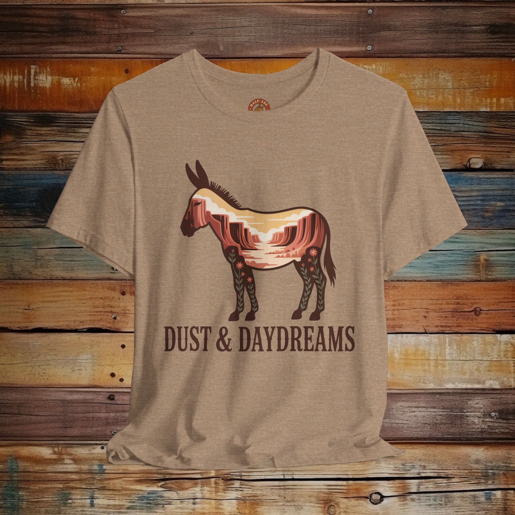 Heather Tan | Dust & Daydreams — Desert Donkey Jersey T-Shirt | T-Shirt
