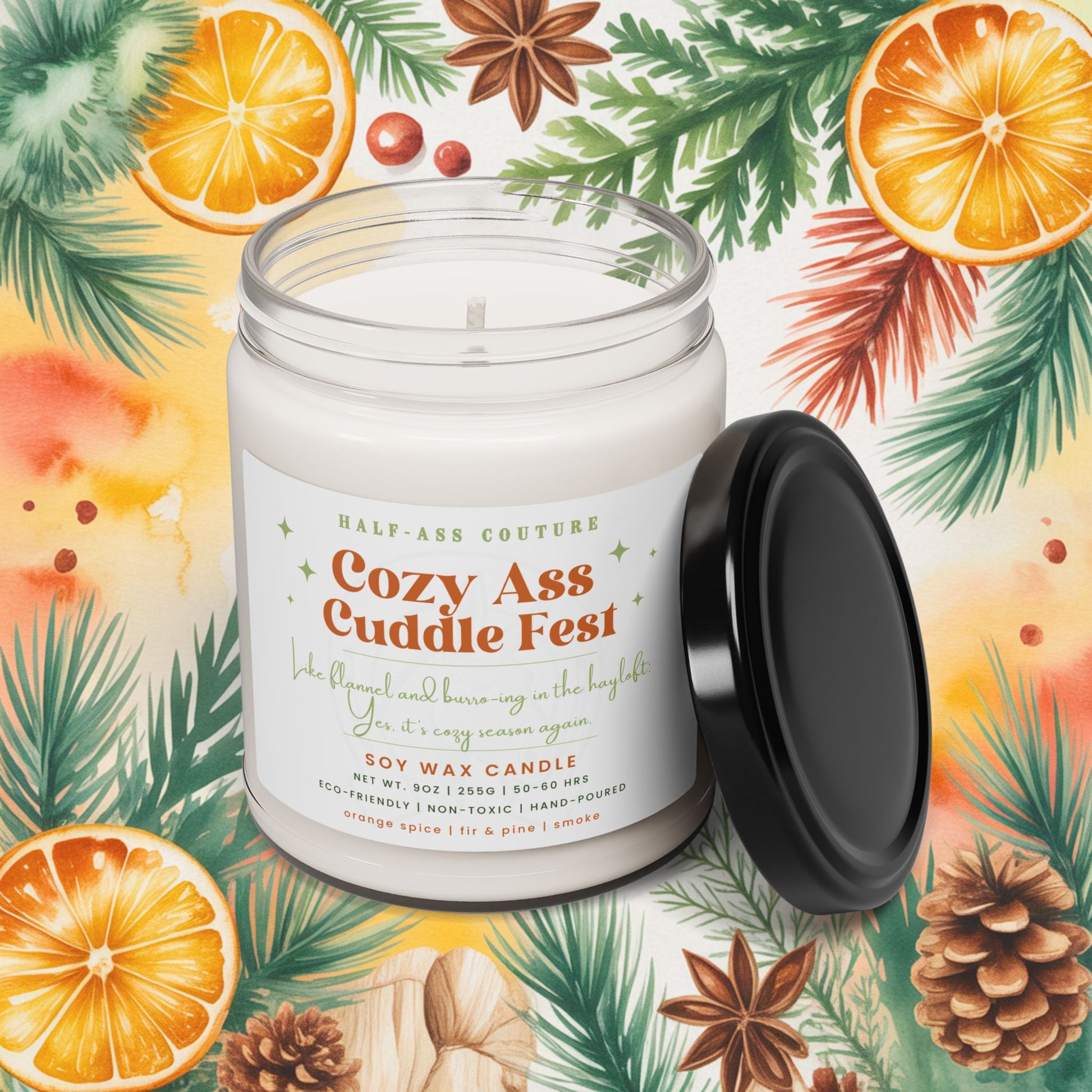Christmas Warmth 9oz | Cozy Ass Cuddle Fest Candle | Home Decor