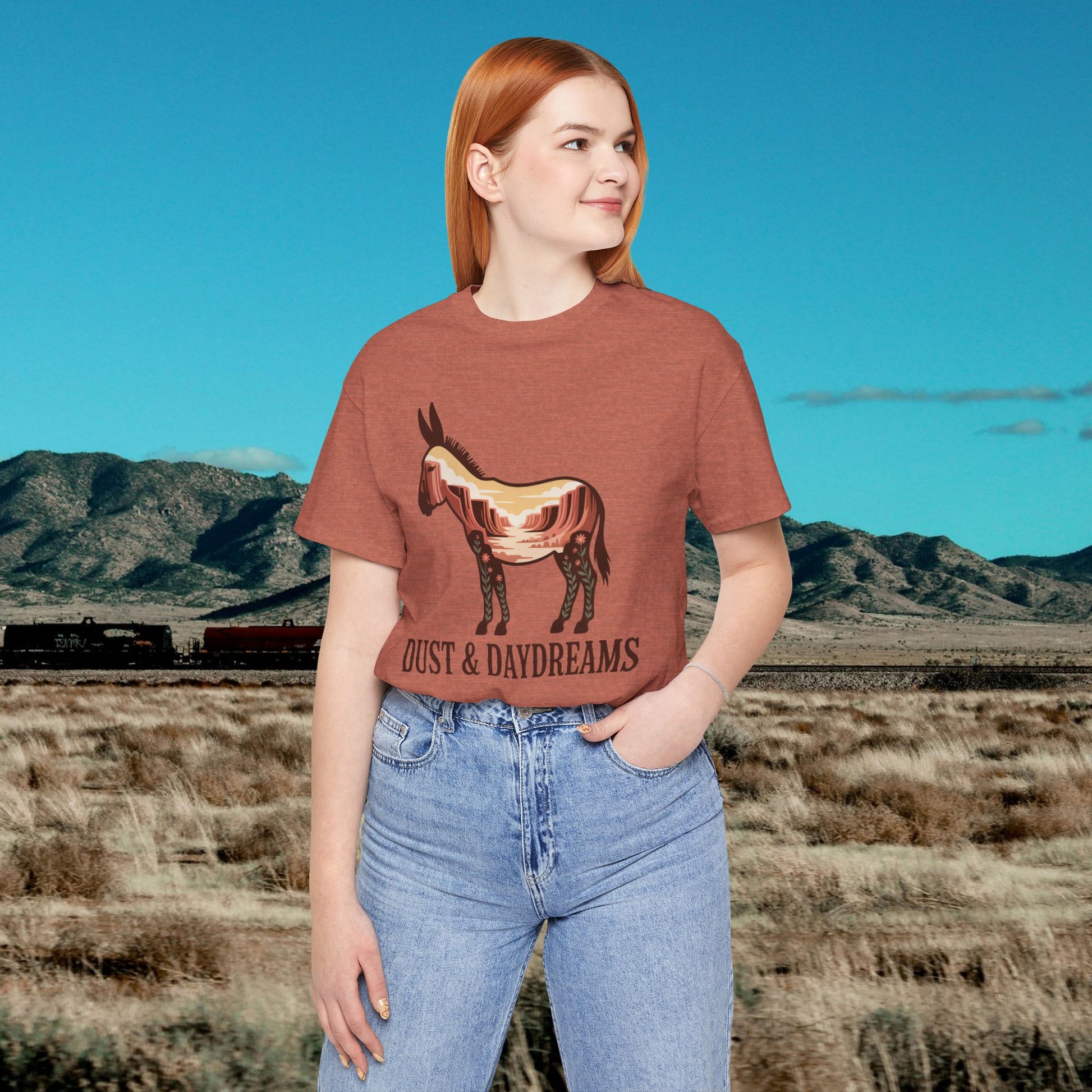 Heather Clay | Dust & Daydreams — Desert Donkey Jersey T-Shirt | T-Shirt