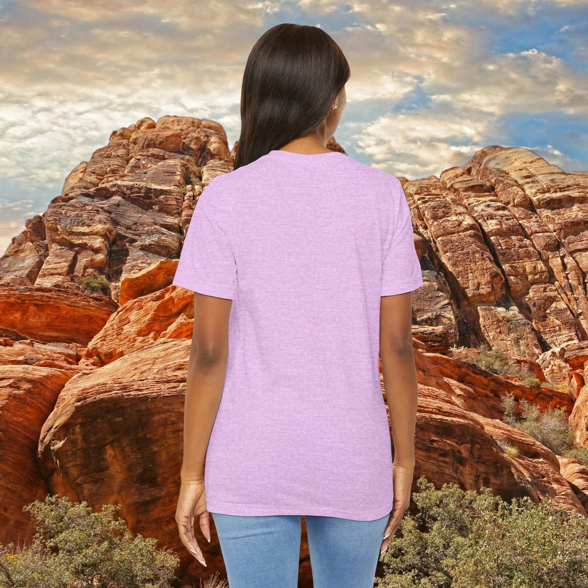 Heather Prism Lilac | Dust & Daydreams — Desert Donkey Jersey T-Shirt | T-Shirt