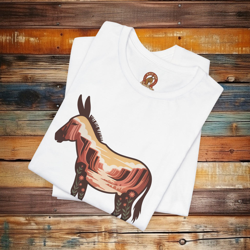 White | Dust & Daydreams — Desert Donkey Jersey T-Shirt | T-Shirt