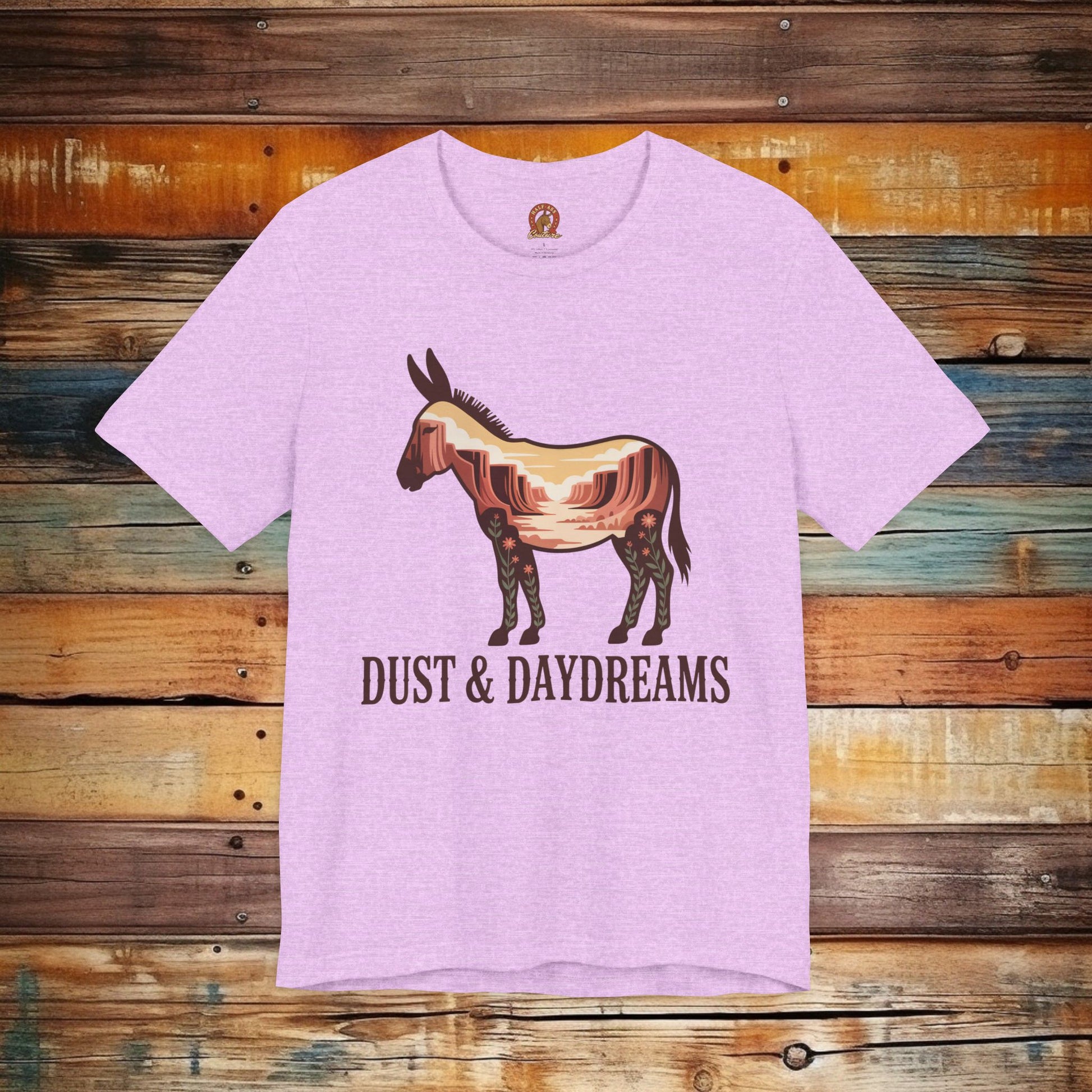 Heather Prism Lilac | Dust & Daydreams — Desert Donkey Jersey T-Shirt | T-Shirt