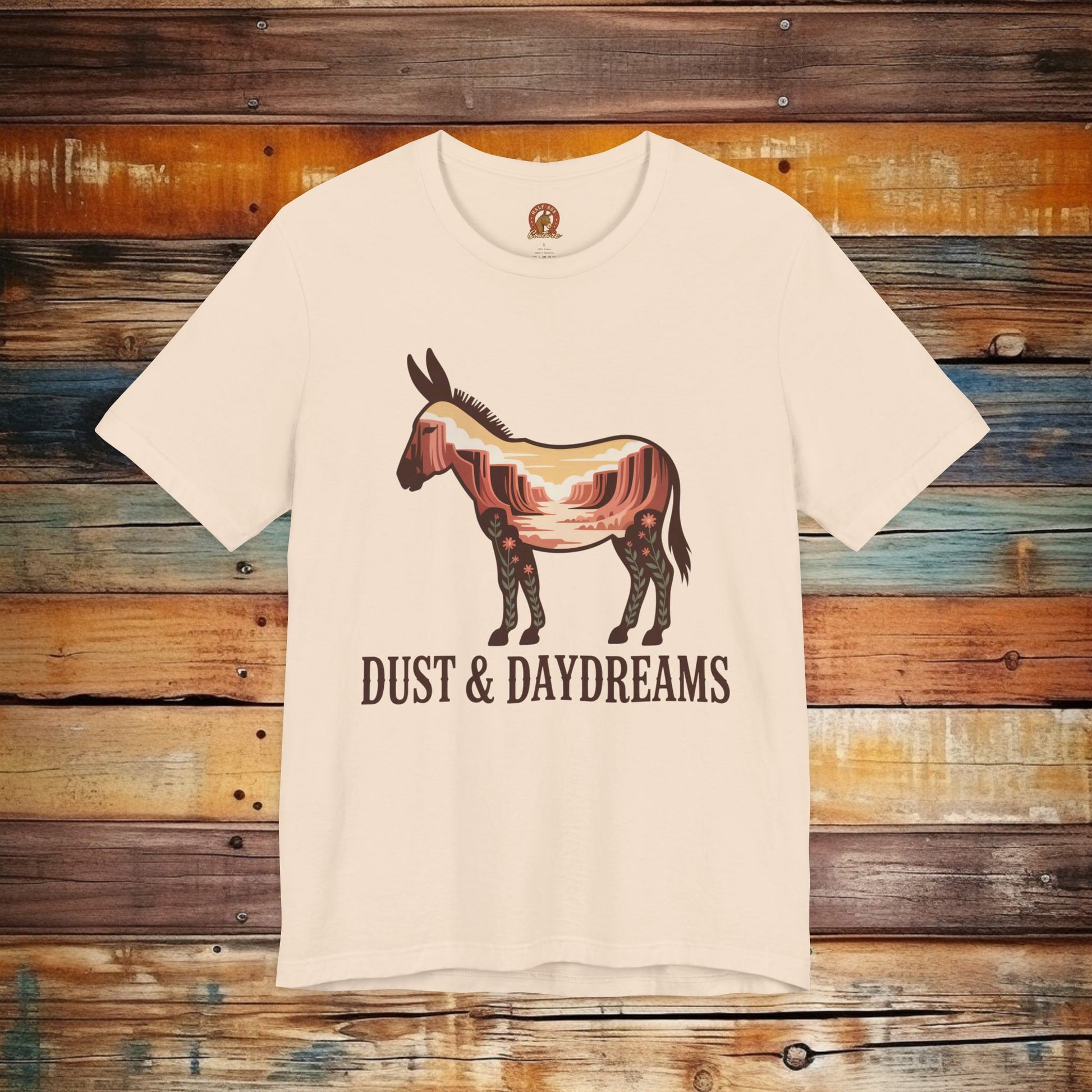 Soft Cream | Dust & Daydreams — Desert Donkey Jersey T-Shirt | T-Shirt