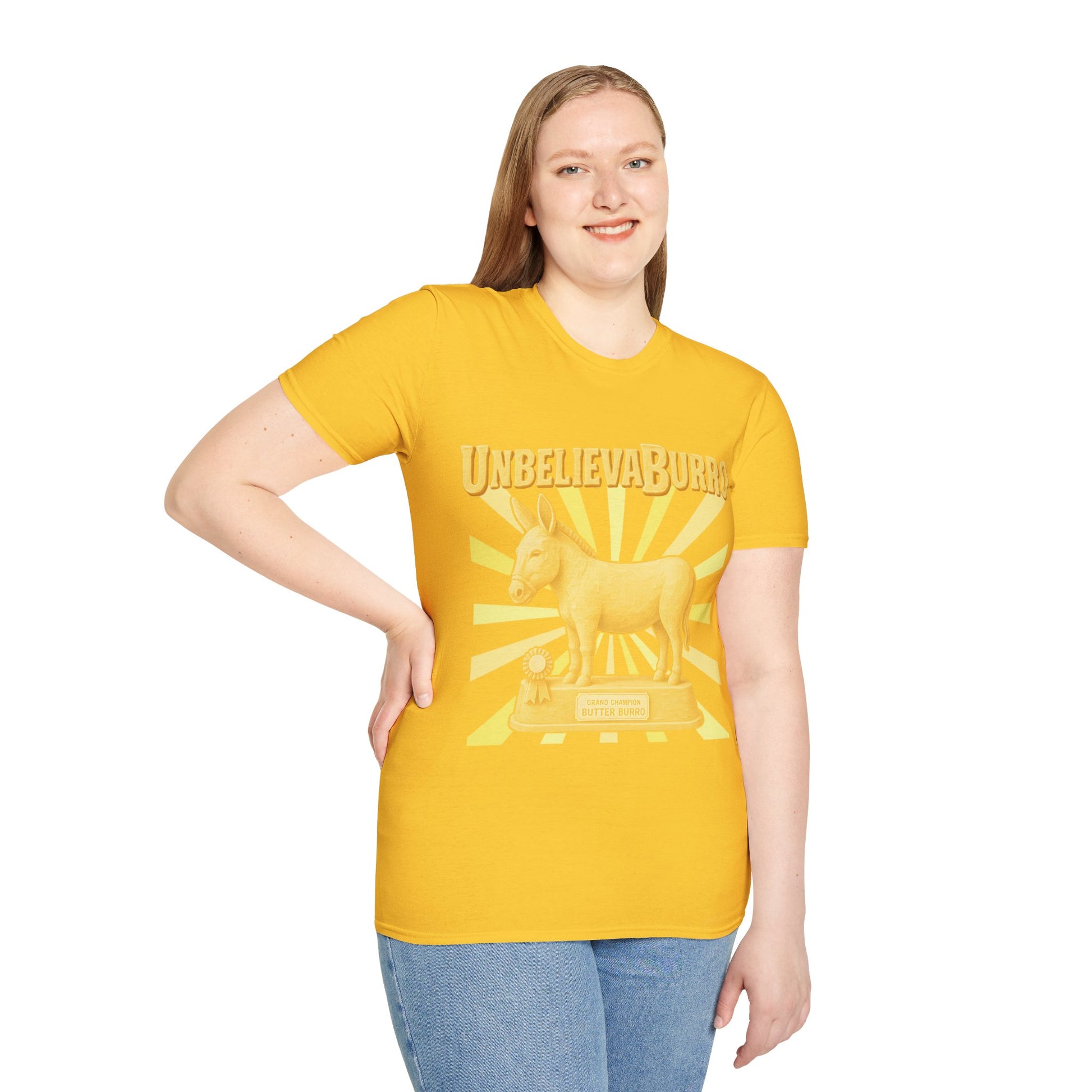 UnbelievaBurro Grand Champion Butter Burro Unisex T-Shirt
