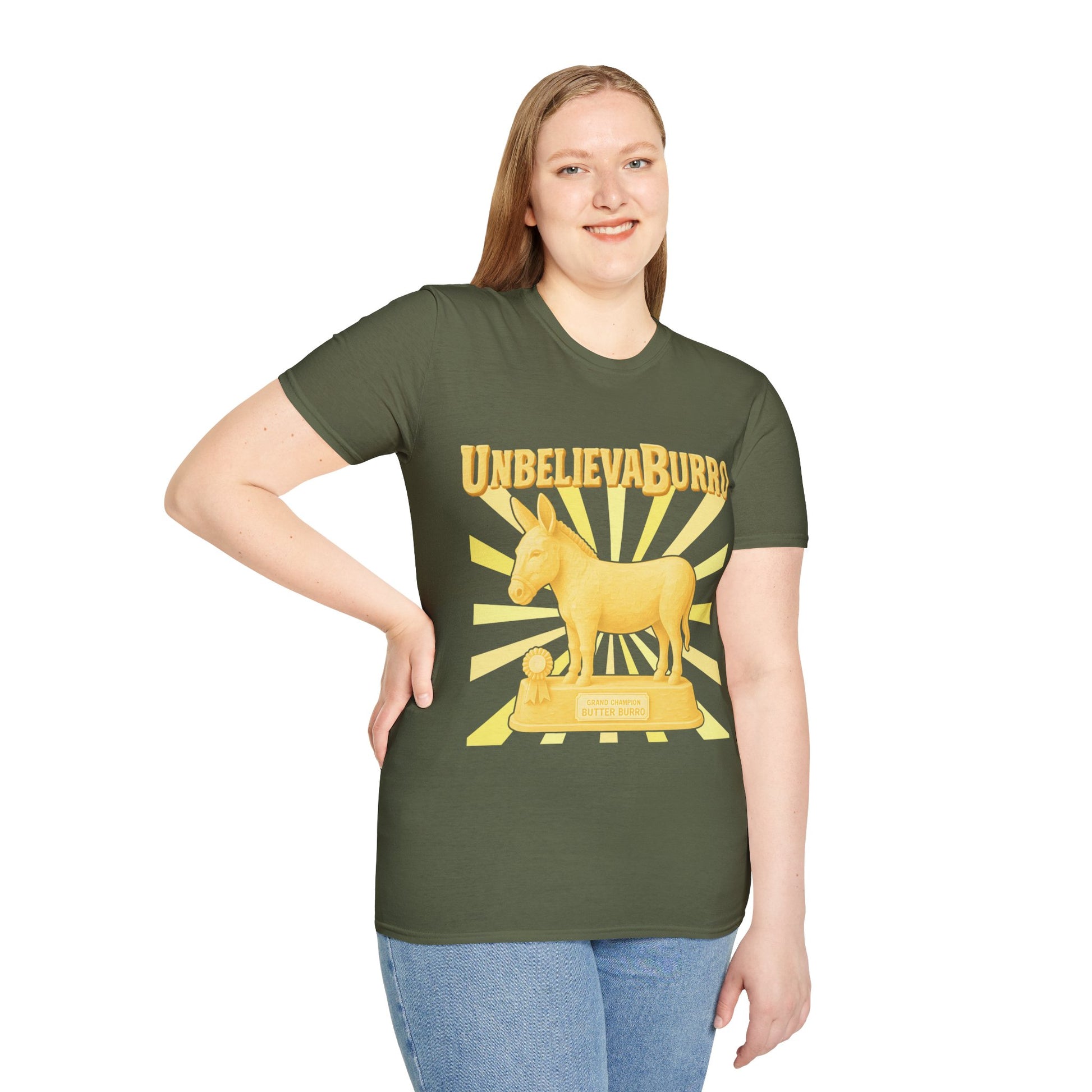 UnbelievaBurro Grand Champion Butter Burro Unisex T-Shirt