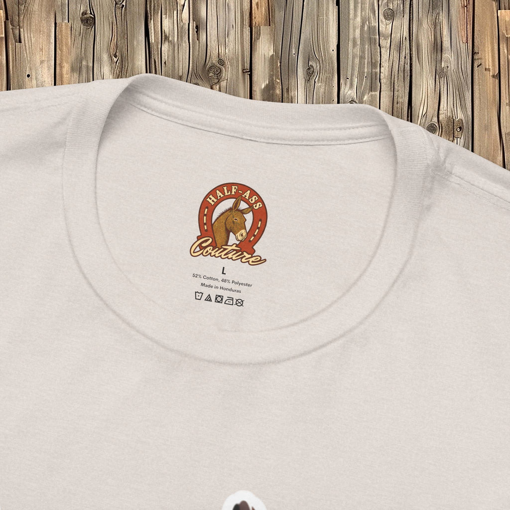 Ask Me About My Ass Floral Unisex Jersey Short Sleeve Tee