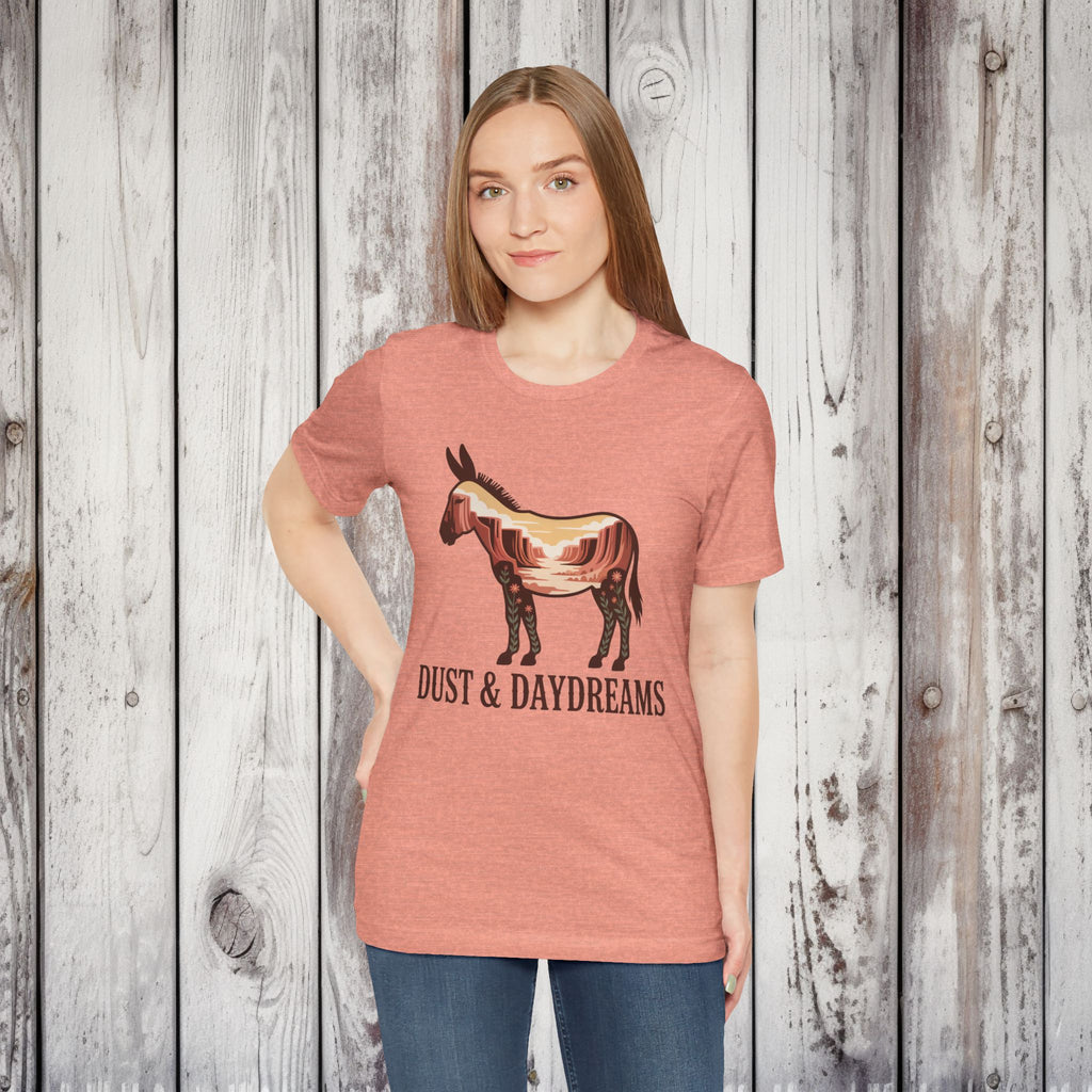 Heather Sunset | Dust & Daydreams — Desert Donkey Jersey T-Shirt | T-Shirt