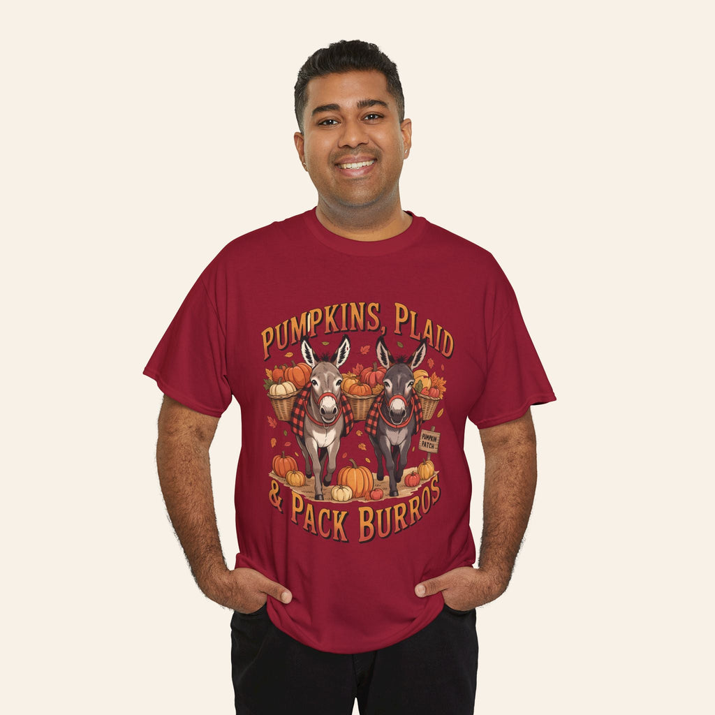Pumpkins, Plaid, & Pack Burros T-Shirt (Heavy)