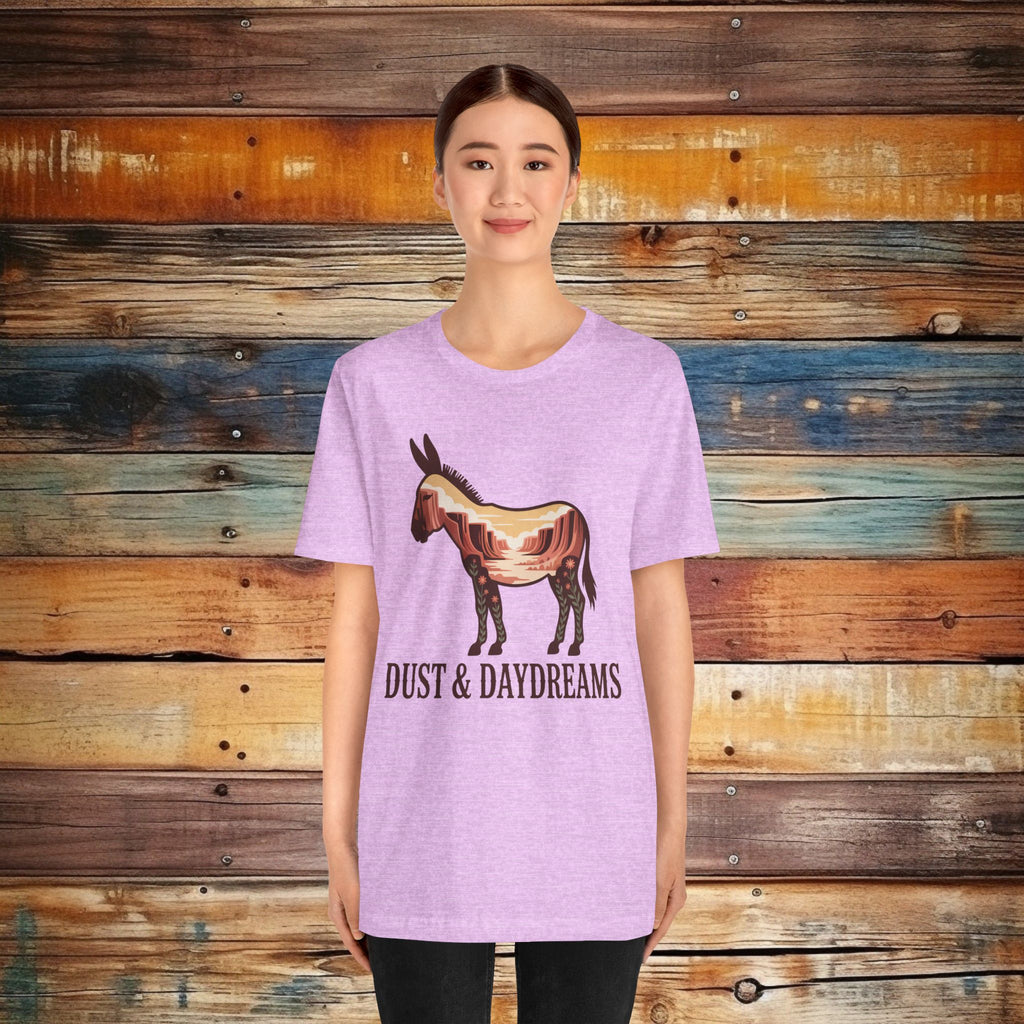 Heather Prism Lilac | Dust & Daydreams — Desert Donkey Jersey T-Shirt | T-Shirt