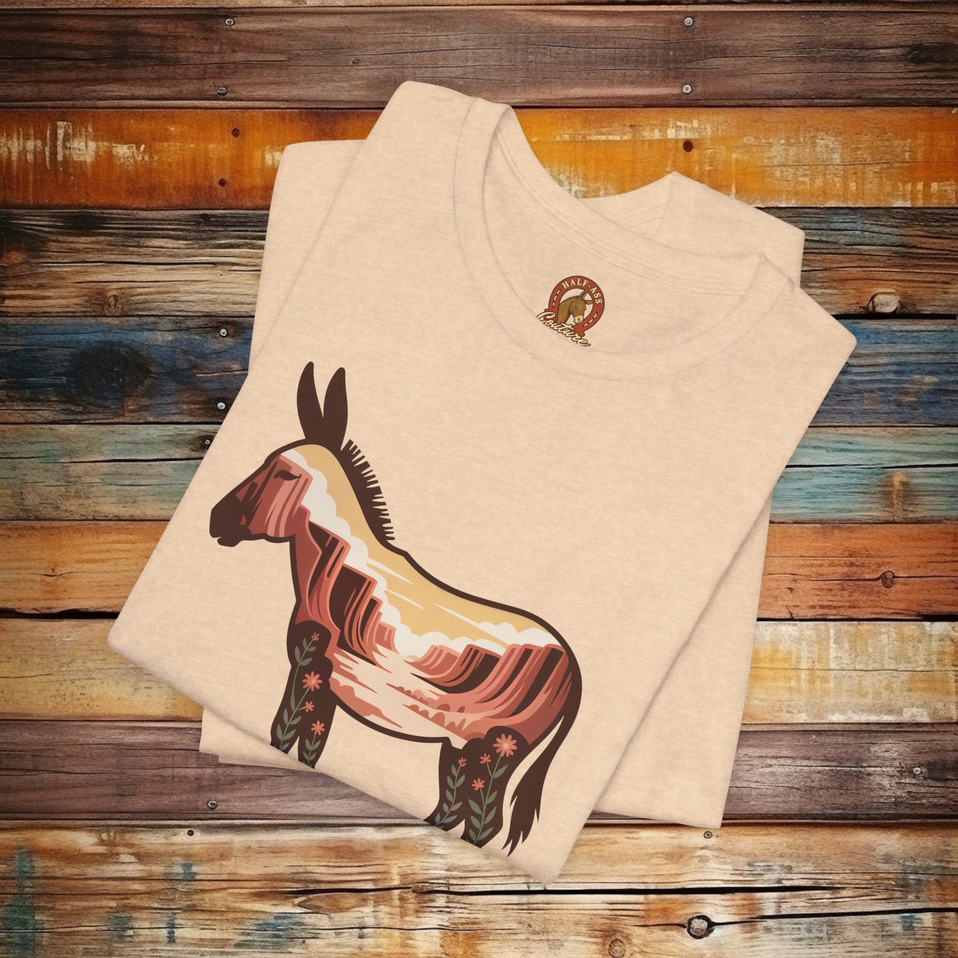 Heather Dust | Dust & Daydreams — Desert Donkey Jersey T-Shirt | T-Shirt