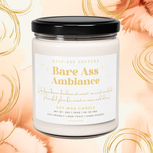 | Bare Ass Ambiance Unscented Candle | Candle