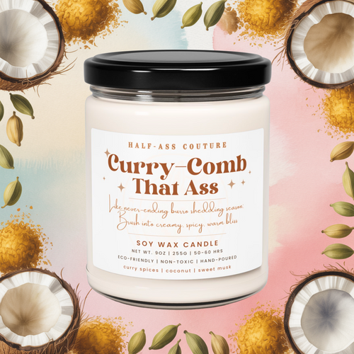 | Curry-Comb That Ass Candle | Candle