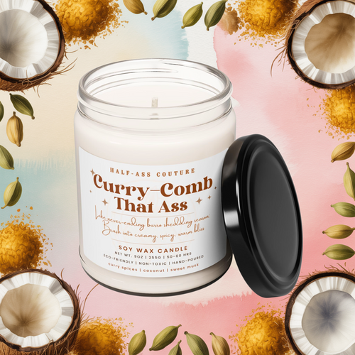 | Curry-Comb That Ass Candle | Candle