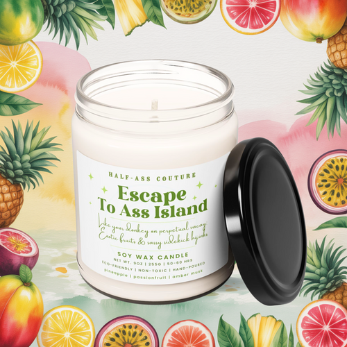 | Escape To Ass Island Candle | Candle
