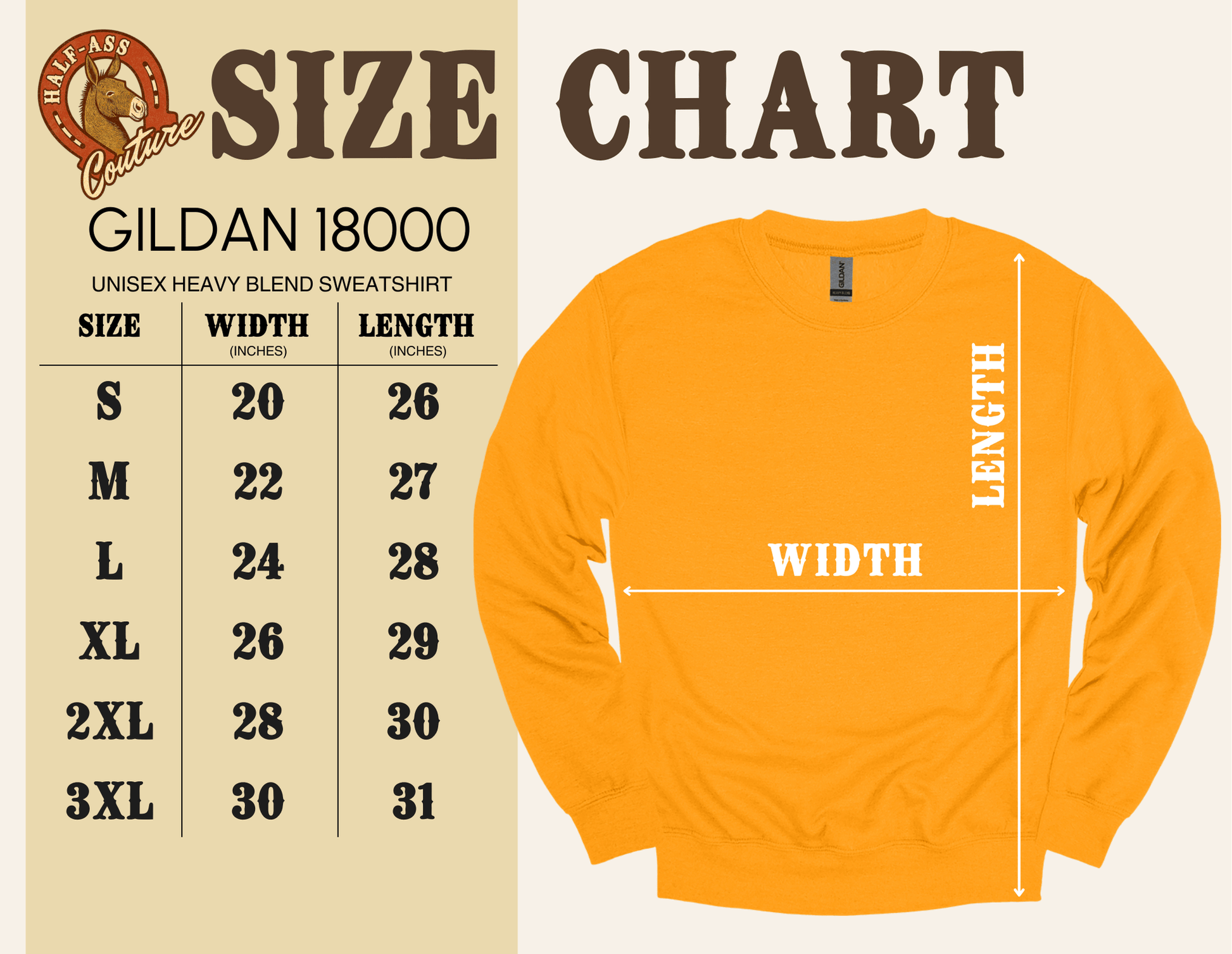 Pumpkins, Plaid & Pack Burros Cozy Fall Sweatshirt