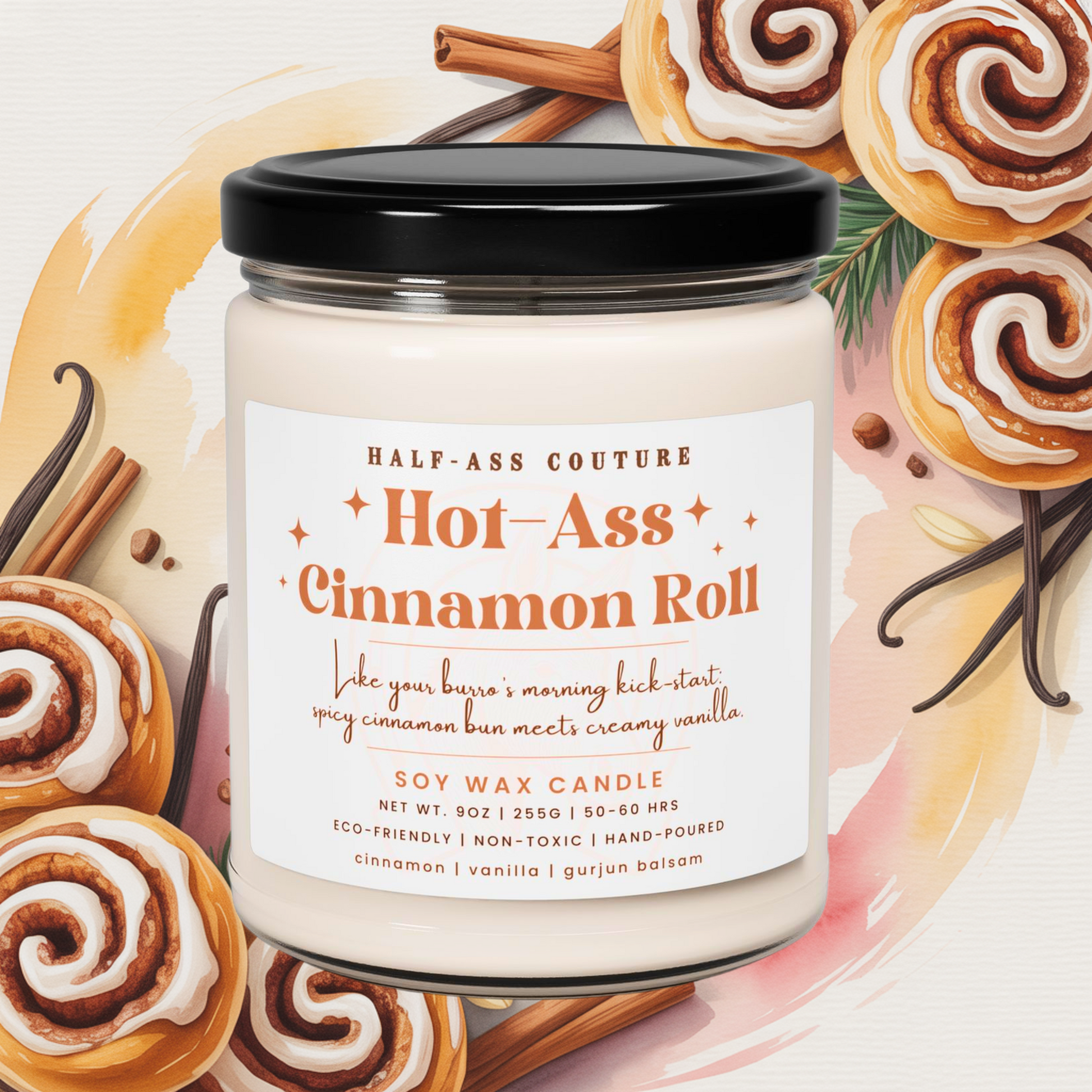 | Hot Ass Cinnamon Roll Candle | Candle