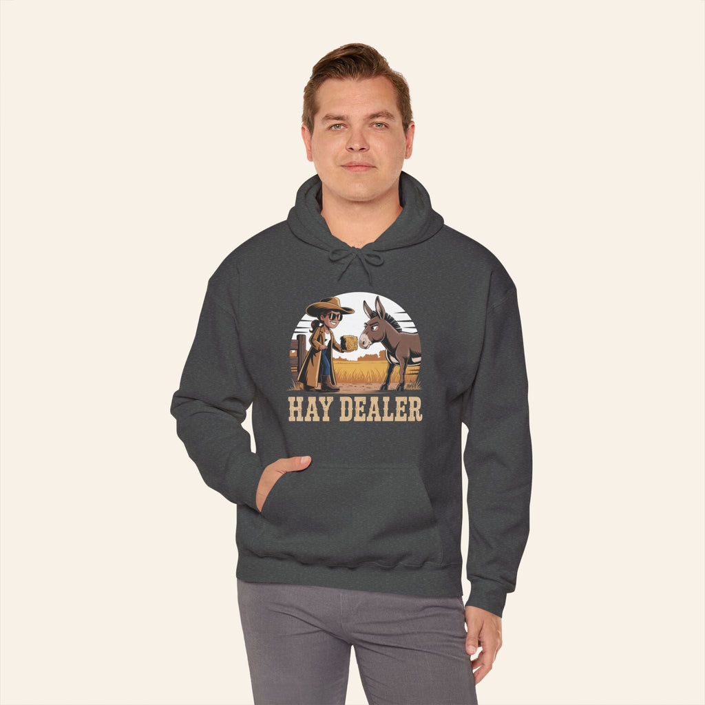 Hoodie Hay Dealer Hoodie – Unisex Heavy Blend Fleece (S–5XL)