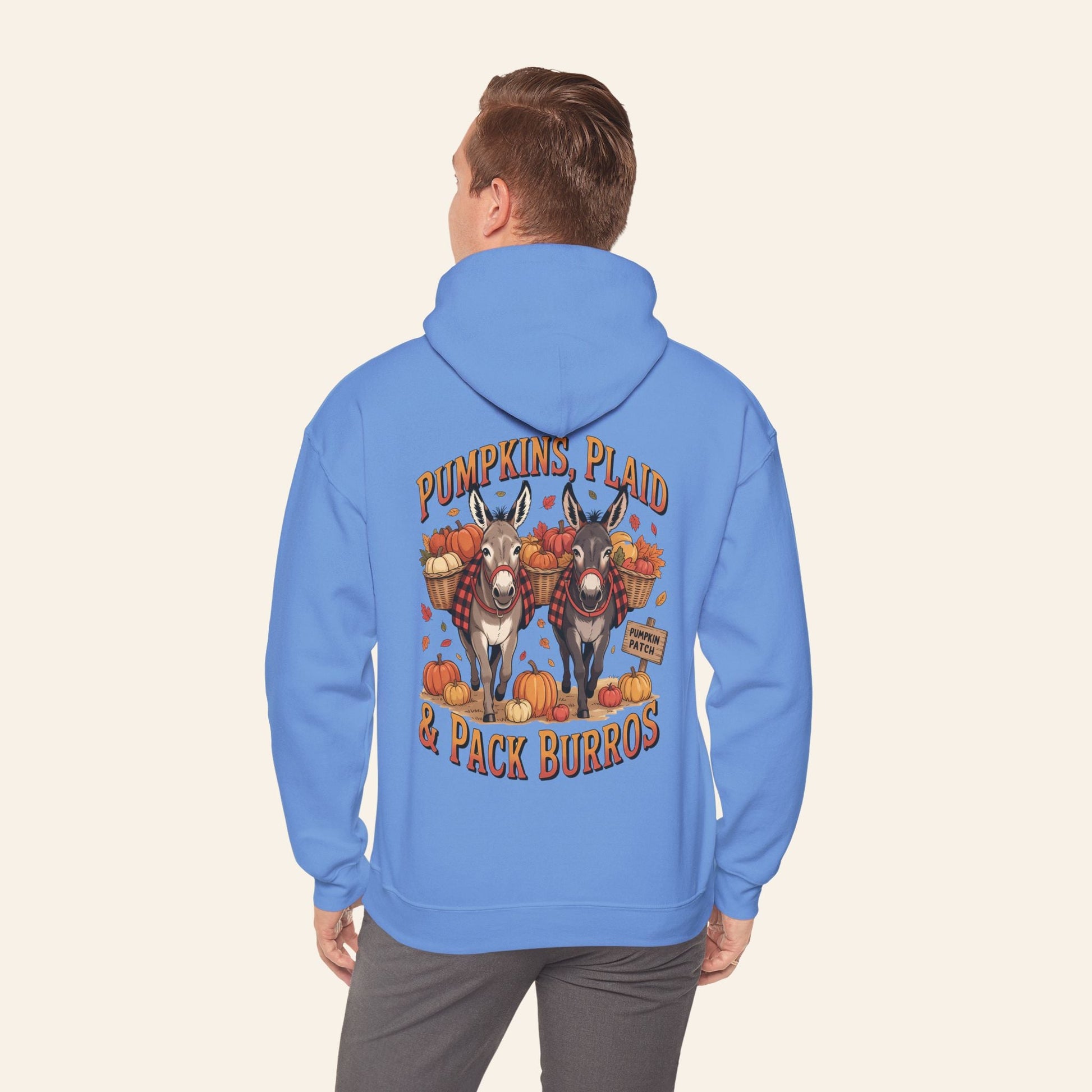 Hoodie Pumpkins, Plaid & Pack Burros Hoodie