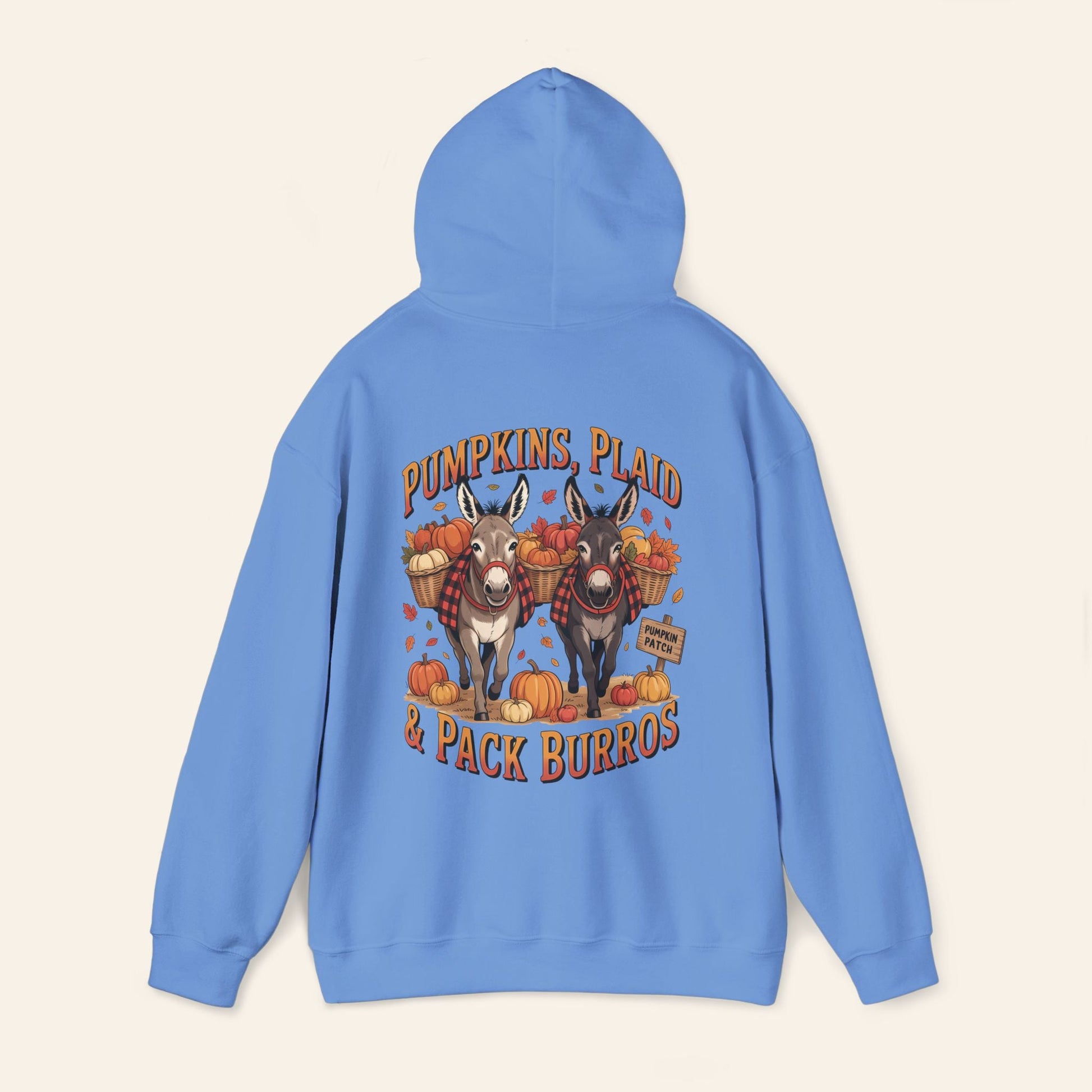 Hoodie Pumpkins, Plaid & Pack Burros Hoodie