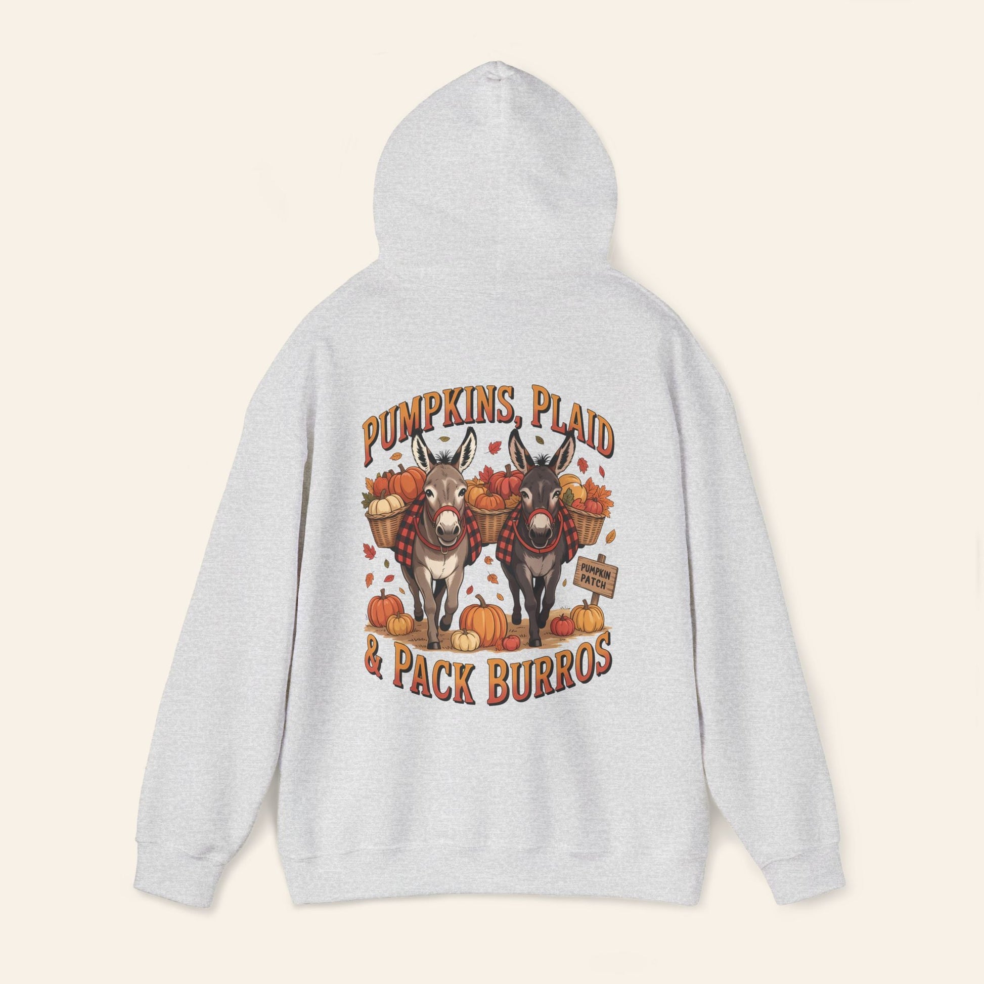 Hoodie Pumpkins, Plaid & Pack Burros Hoodie