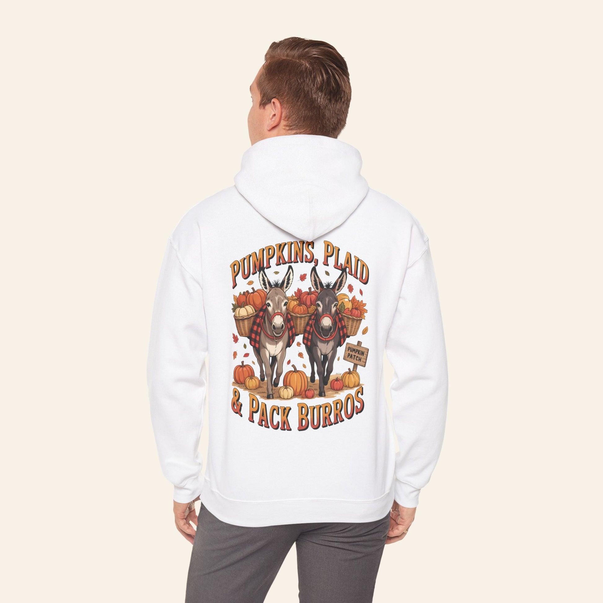 Hoodie Pumpkins, Plaid & Pack Burros Hoodie