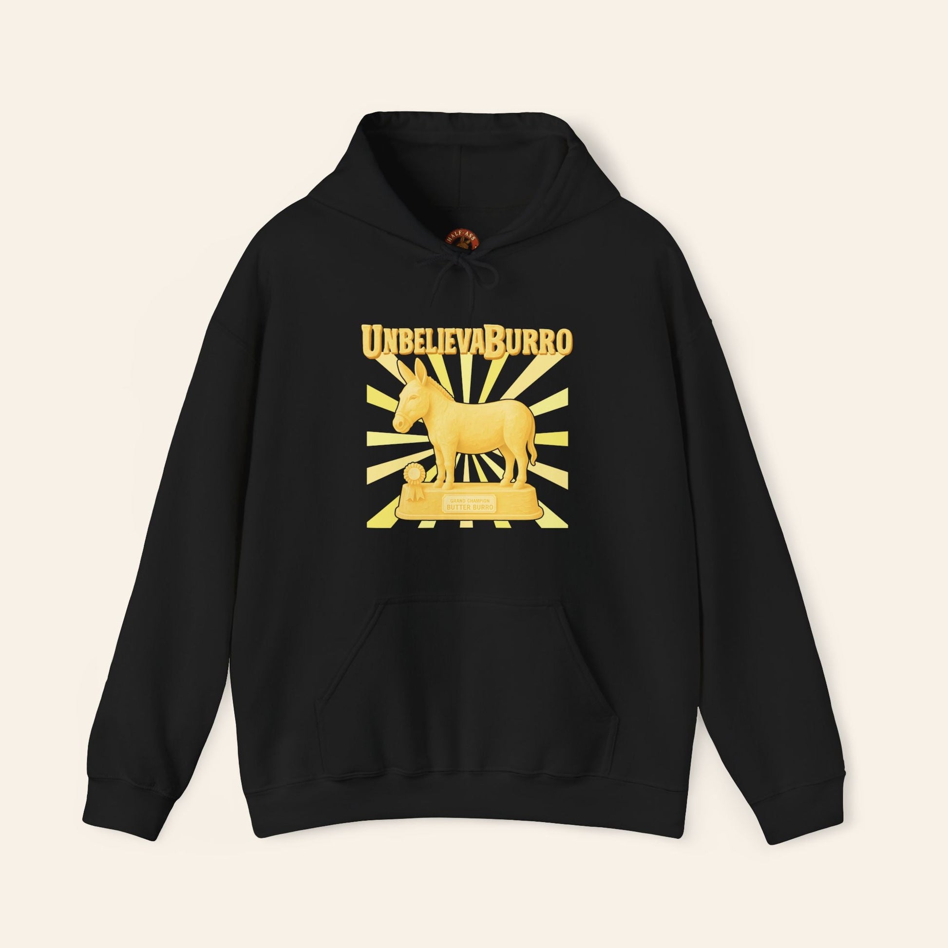 Hoodie UnbelievaBurro Hoodie Black / S