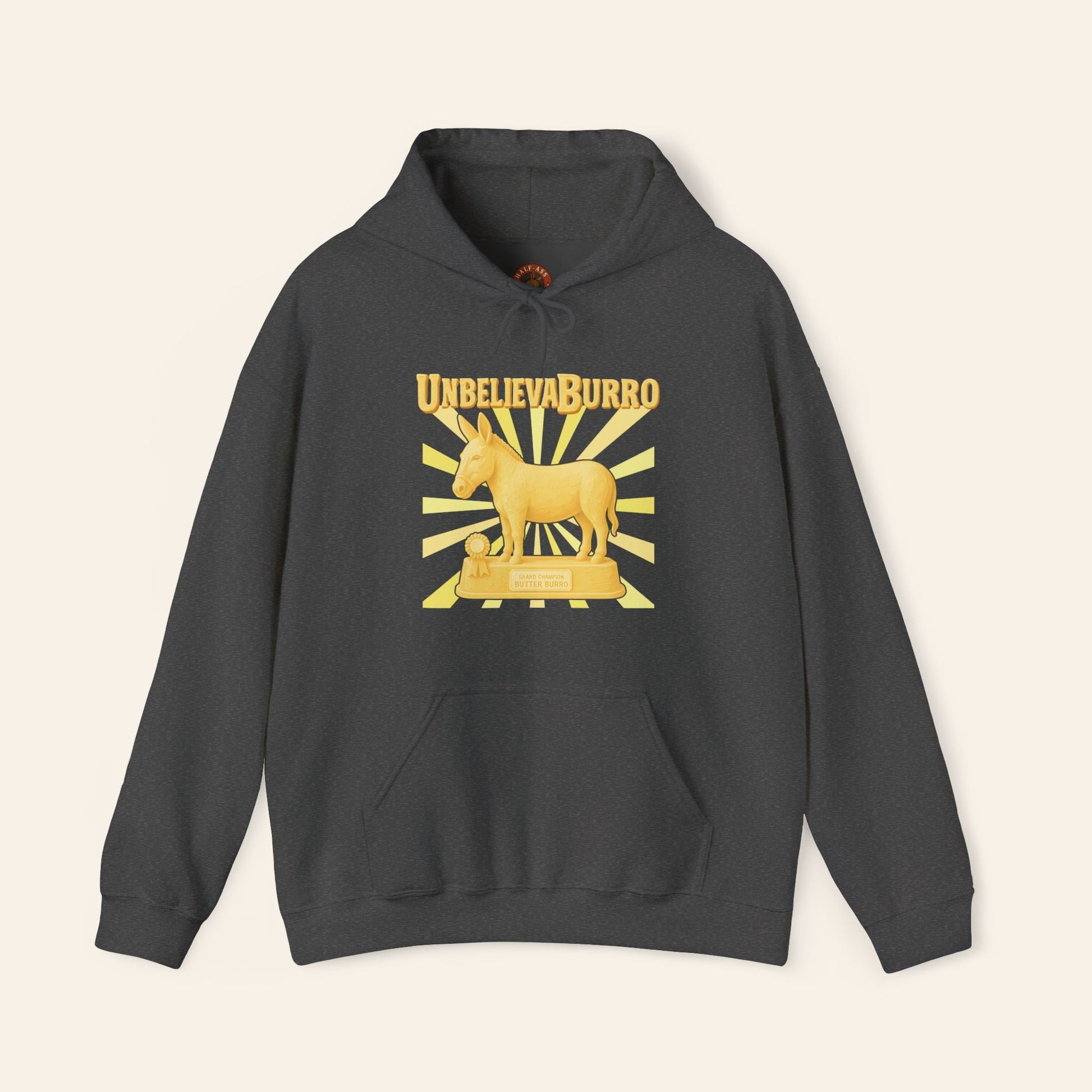 Hoodie UnbelievaBurro Hoodie Dark Heather / S