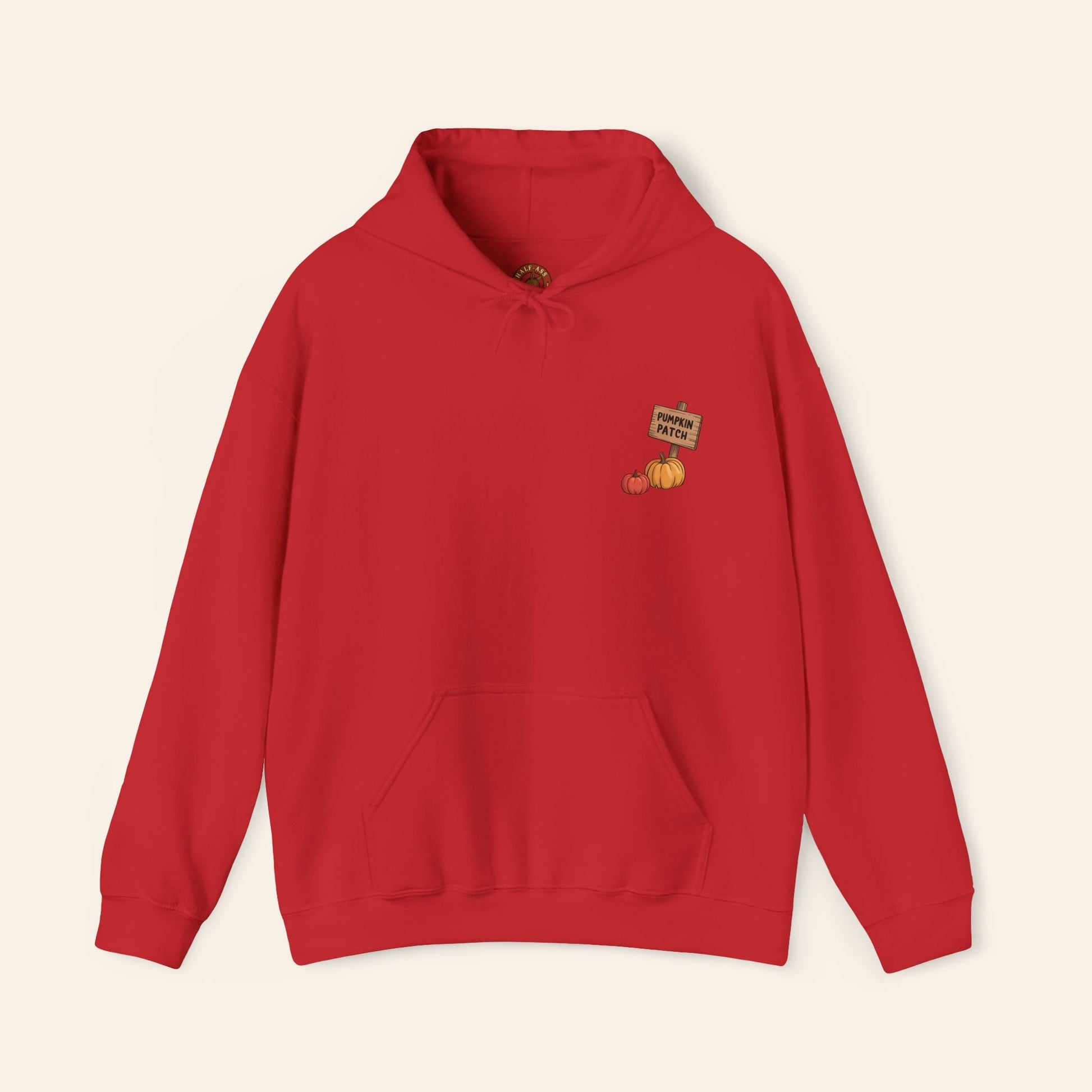 Hoodie Pumpkins, Plaid & Pack Burros Hoodie Red / S