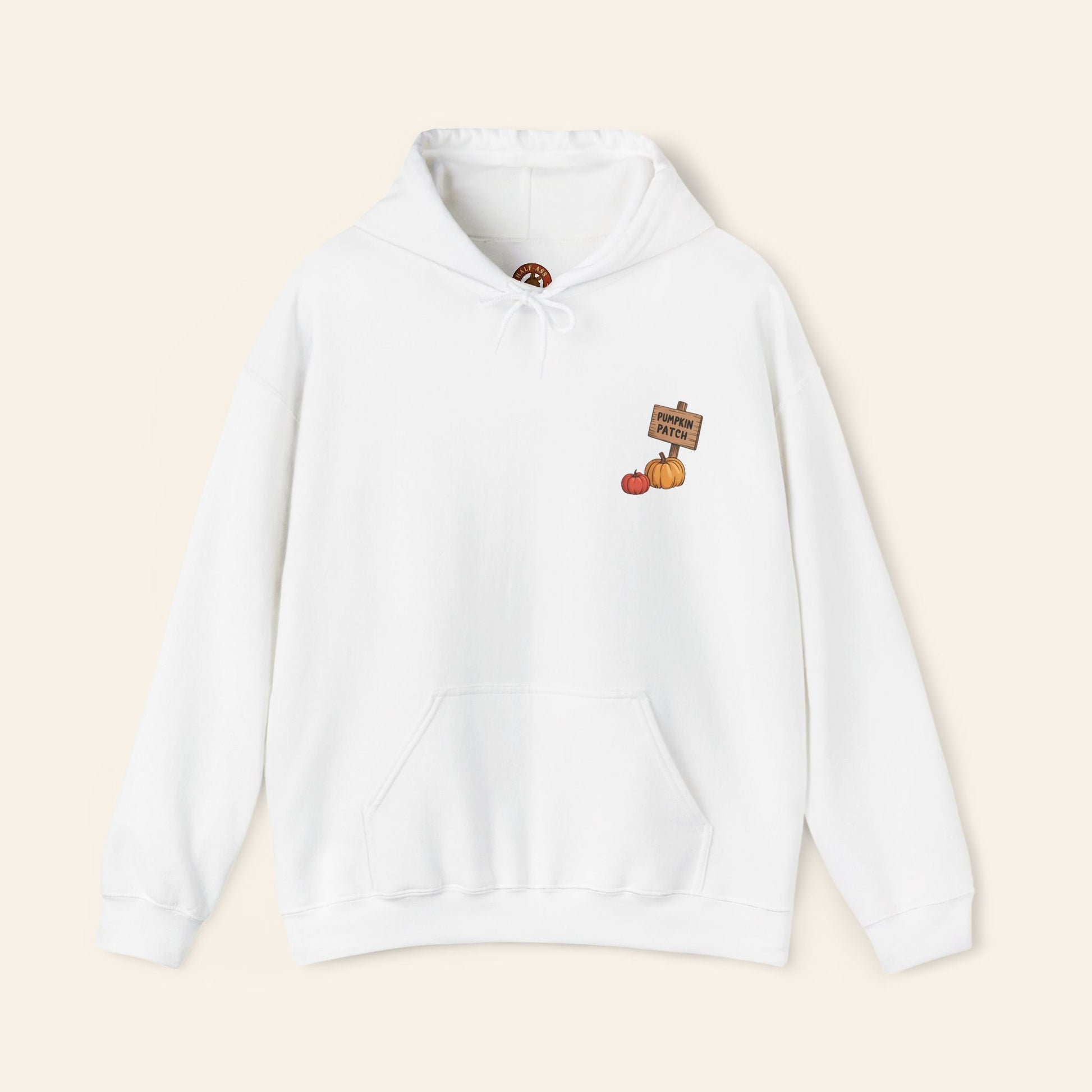 Hoodie Pumpkins, Plaid & Pack Burros Hoodie White / S