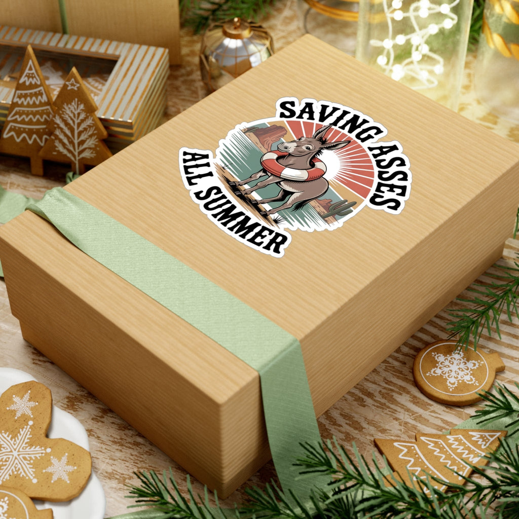 Stickers Saving Asses All Summer – Desert Donkey Rescue Sticker