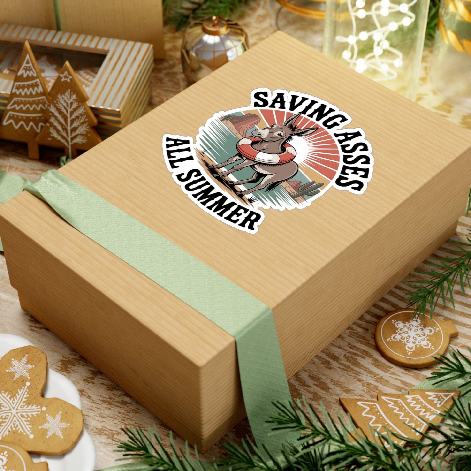Stickers Saving Asses All Summer – Desert Donkey Rescue Sticker