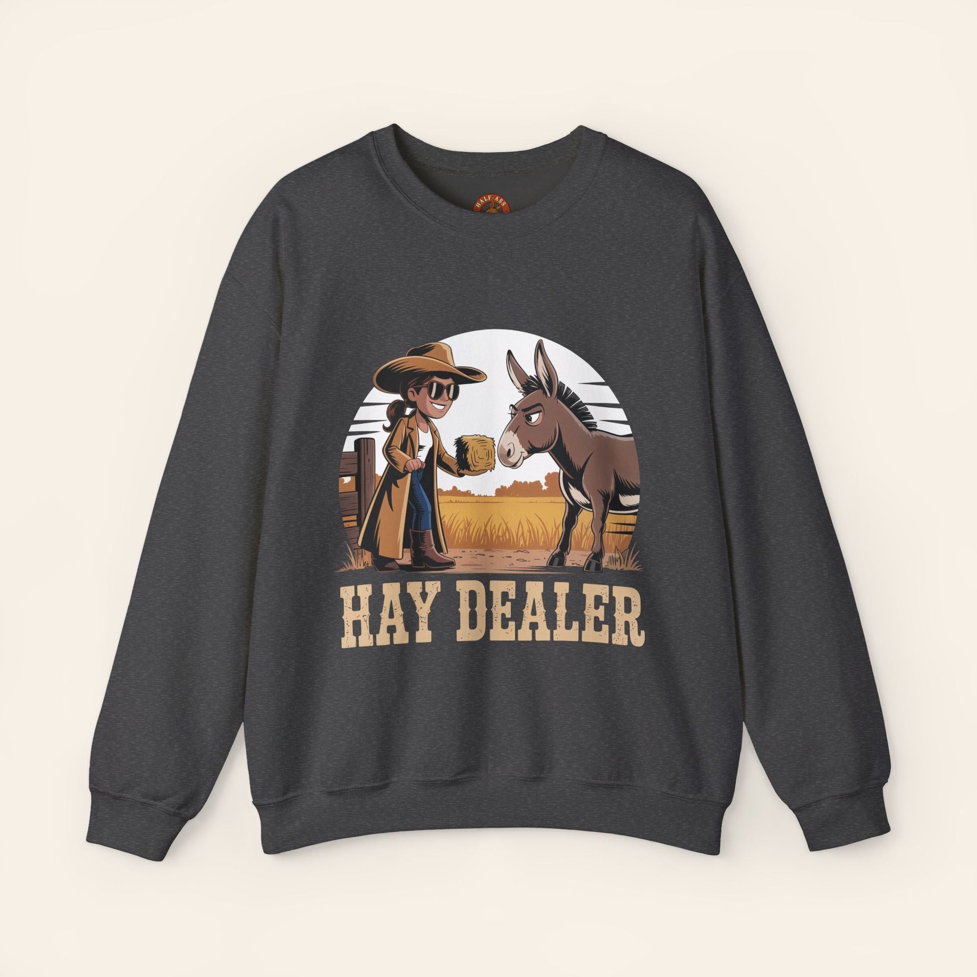 Sweatshirt Hay Dealer Sweatshirt S / Dark Heather